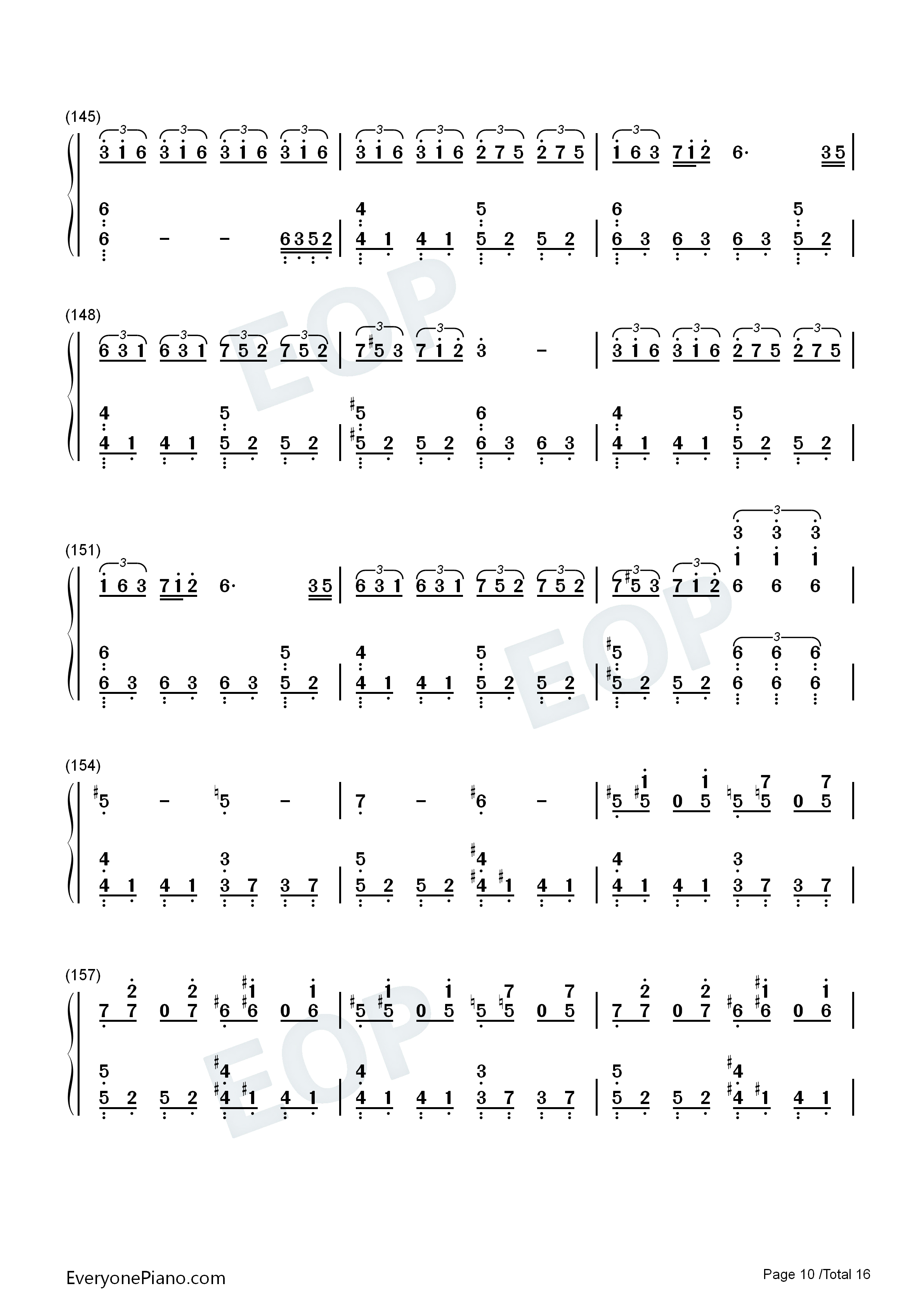 Touhou_Piano_Medley钢琴简谱_Touhou演唱