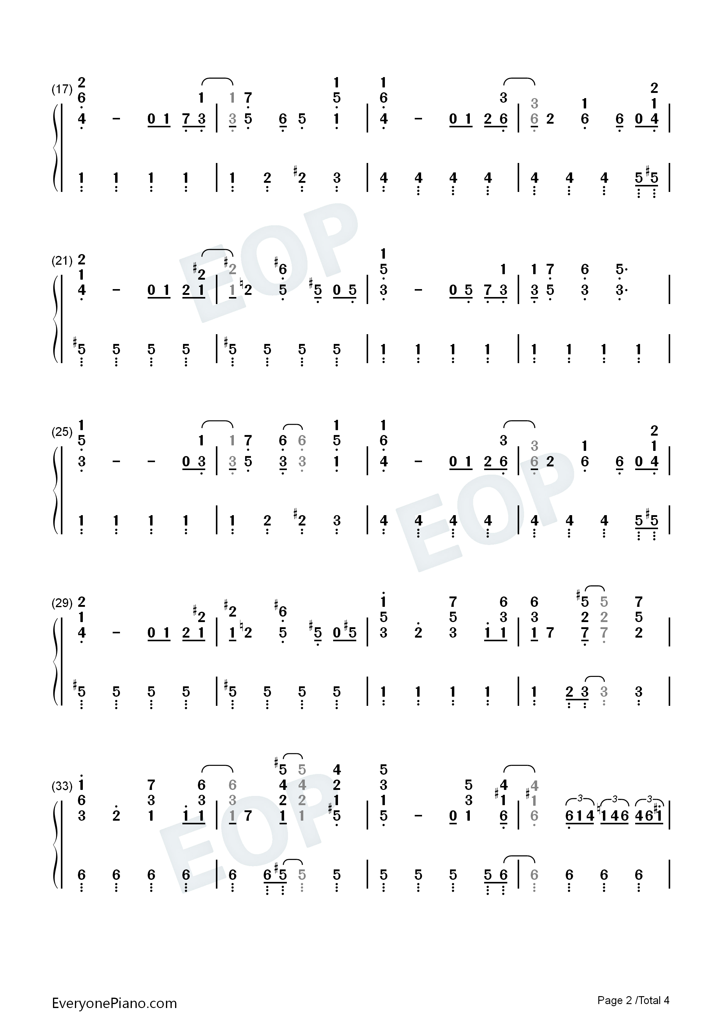 All_I_Want_for_Christmas_Is_You钢琴简谱_Mariah_Carey演唱