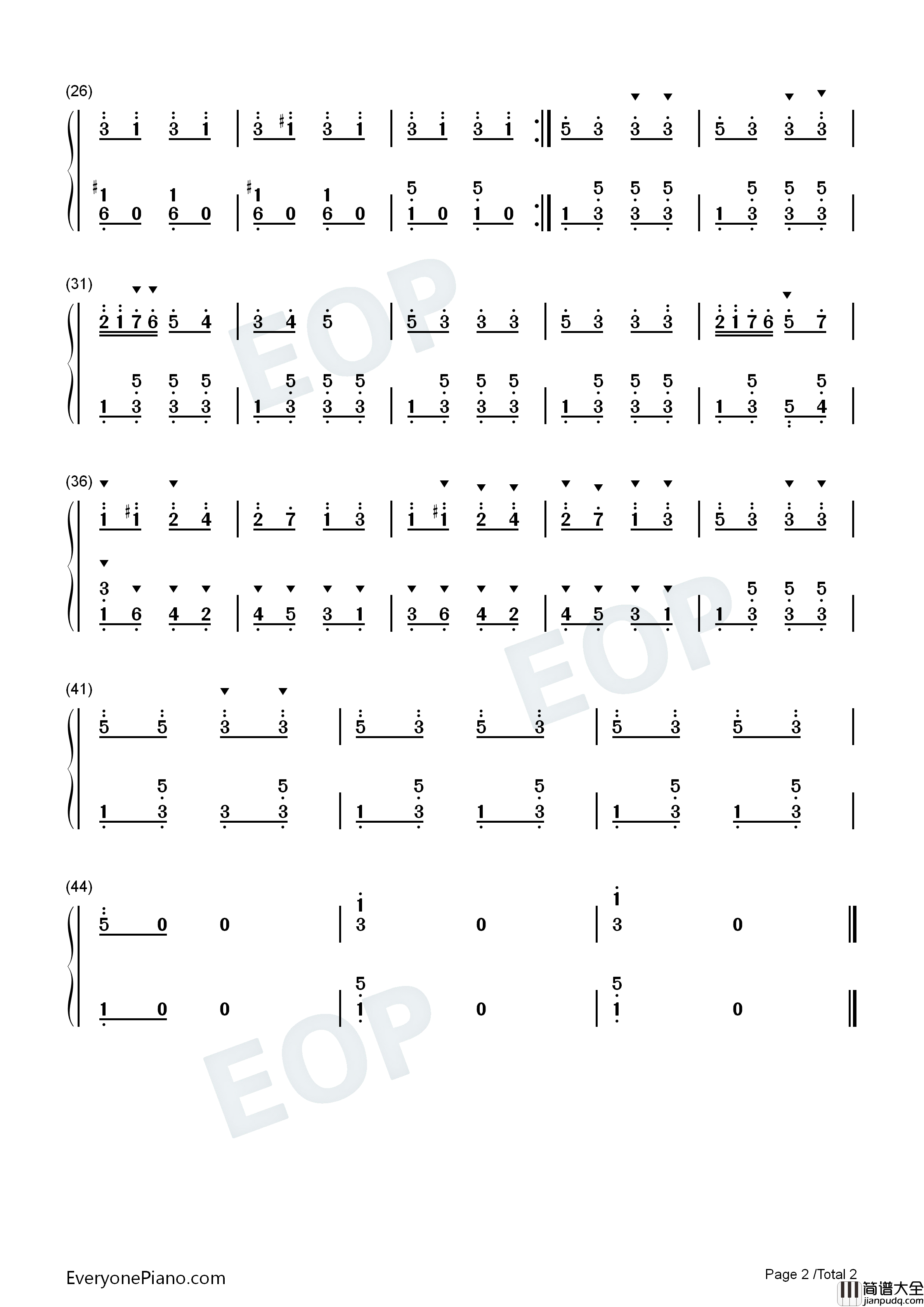 土耳其进行曲钢琴简谱_贝多芬__Ludwig_van_Beethoven演唱