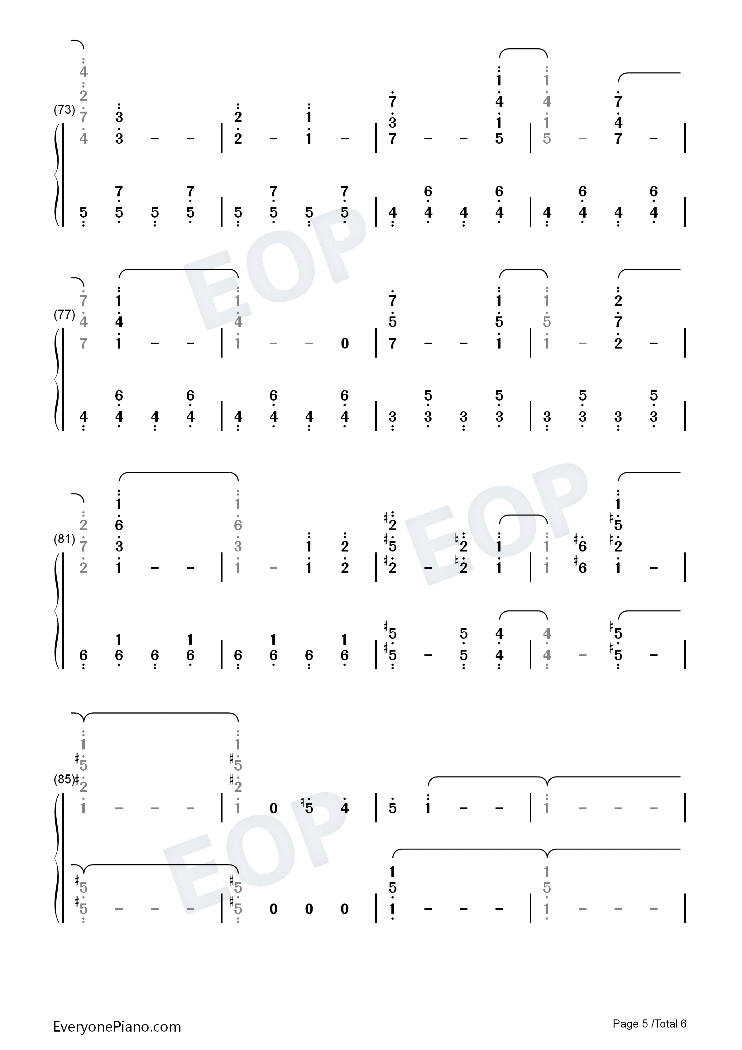 To_See_the_Future钢琴简谱_楠木灯_楠木友利演唱