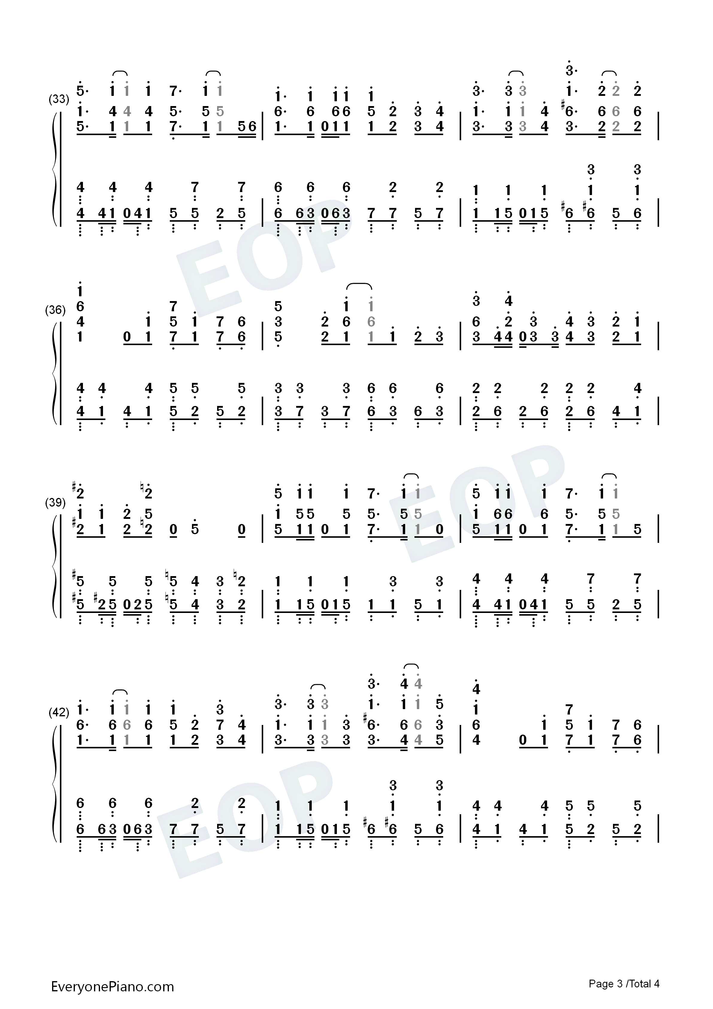 アノーイング_さんさんウィーク钢琴简谱_楠木灯_早见沙织_青山玲菜_古贺葵演唱