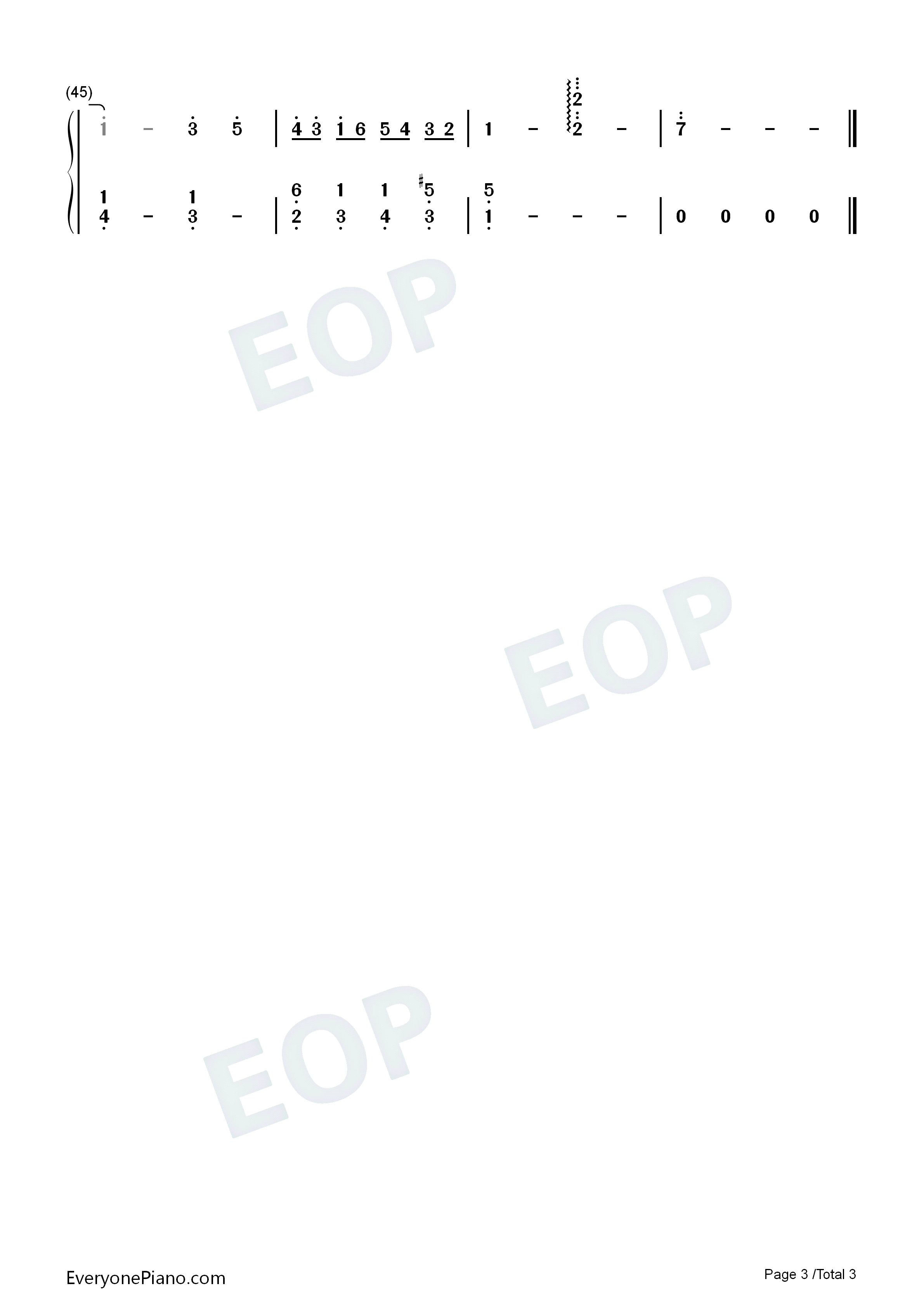 暗示分离钢琴简谱_en演唱