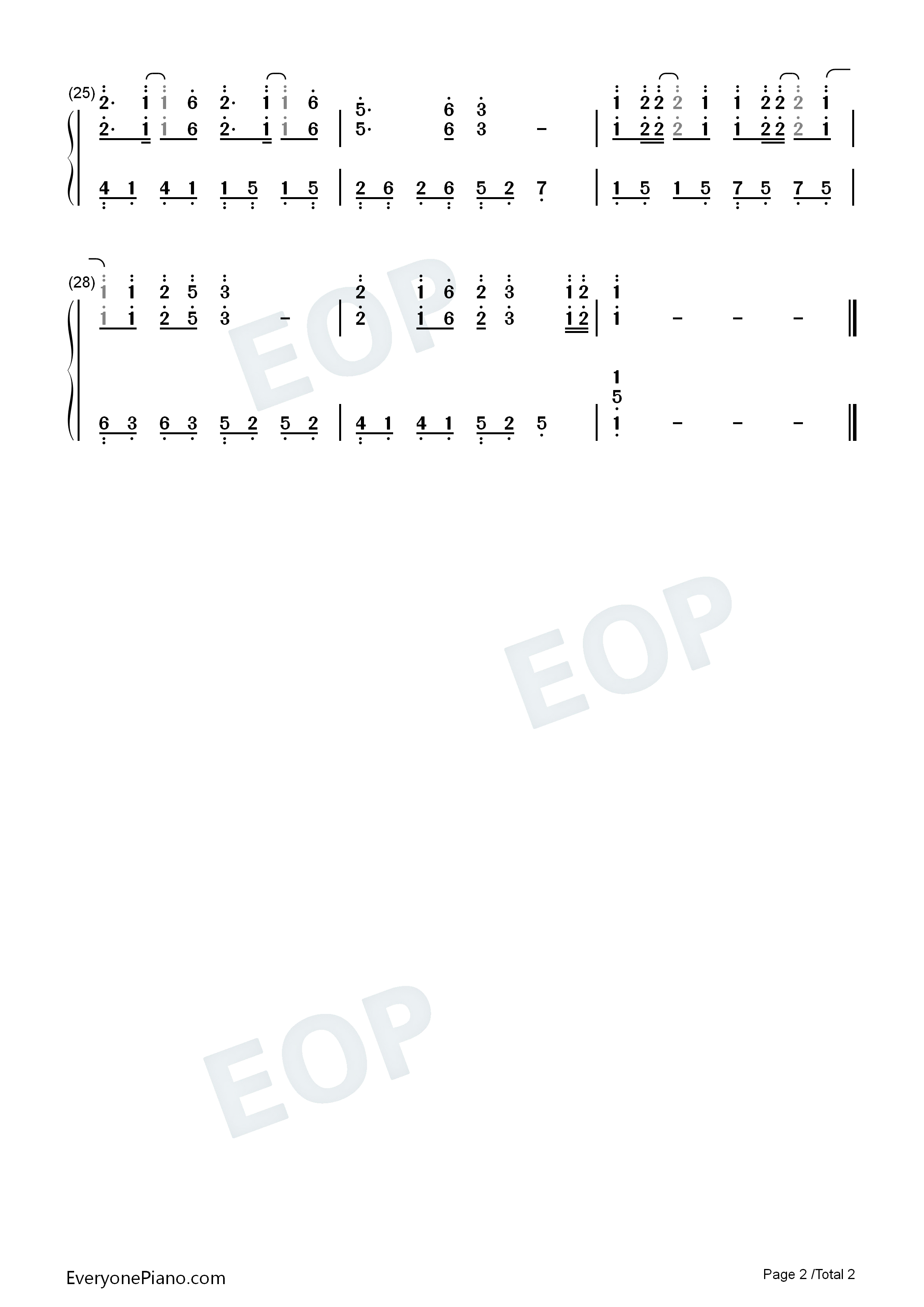 爱多一次痛多一次钢琴简谱_谭咏麟演唱