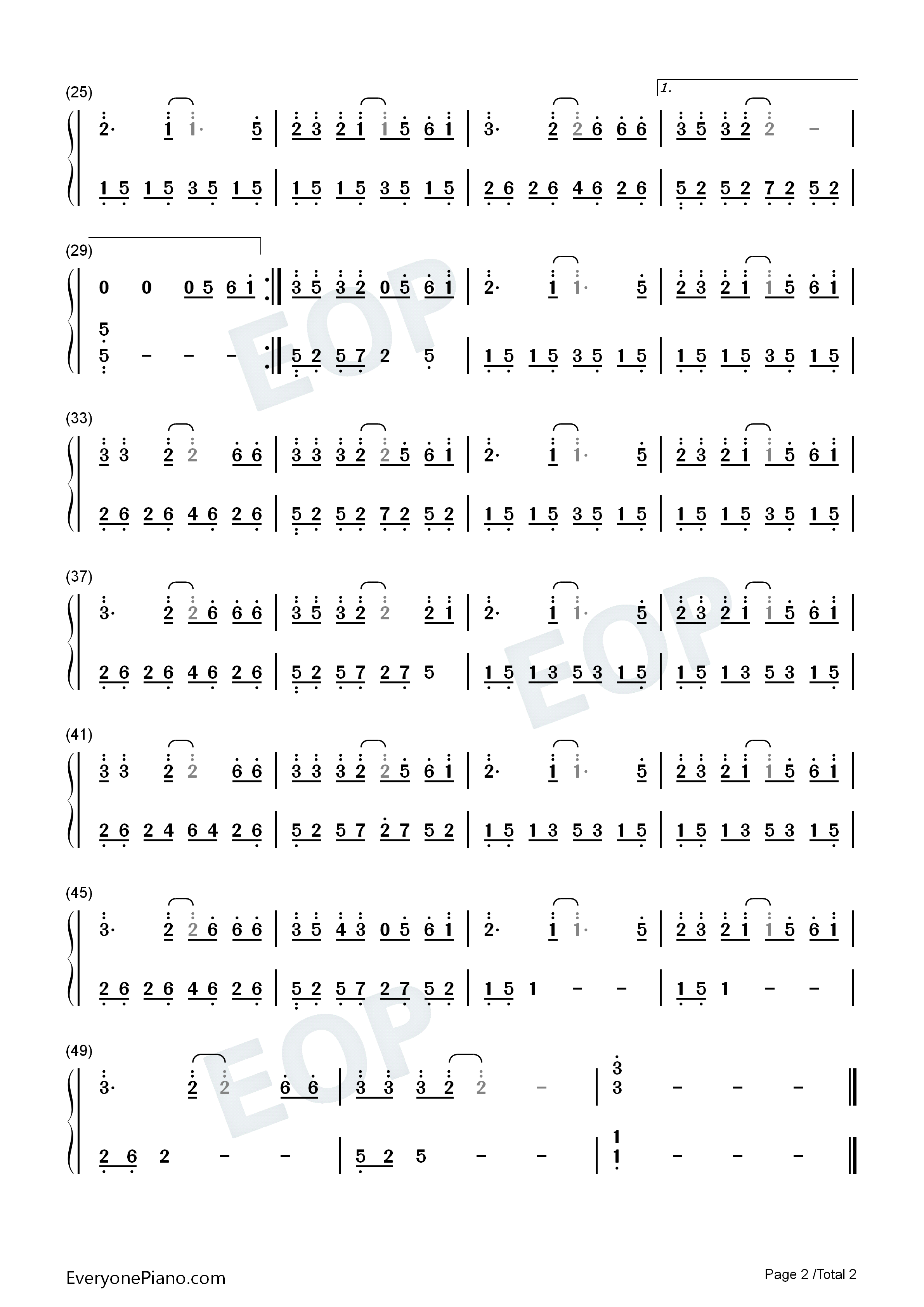 这个世界钢琴简谱_蔡蓝钦演唱