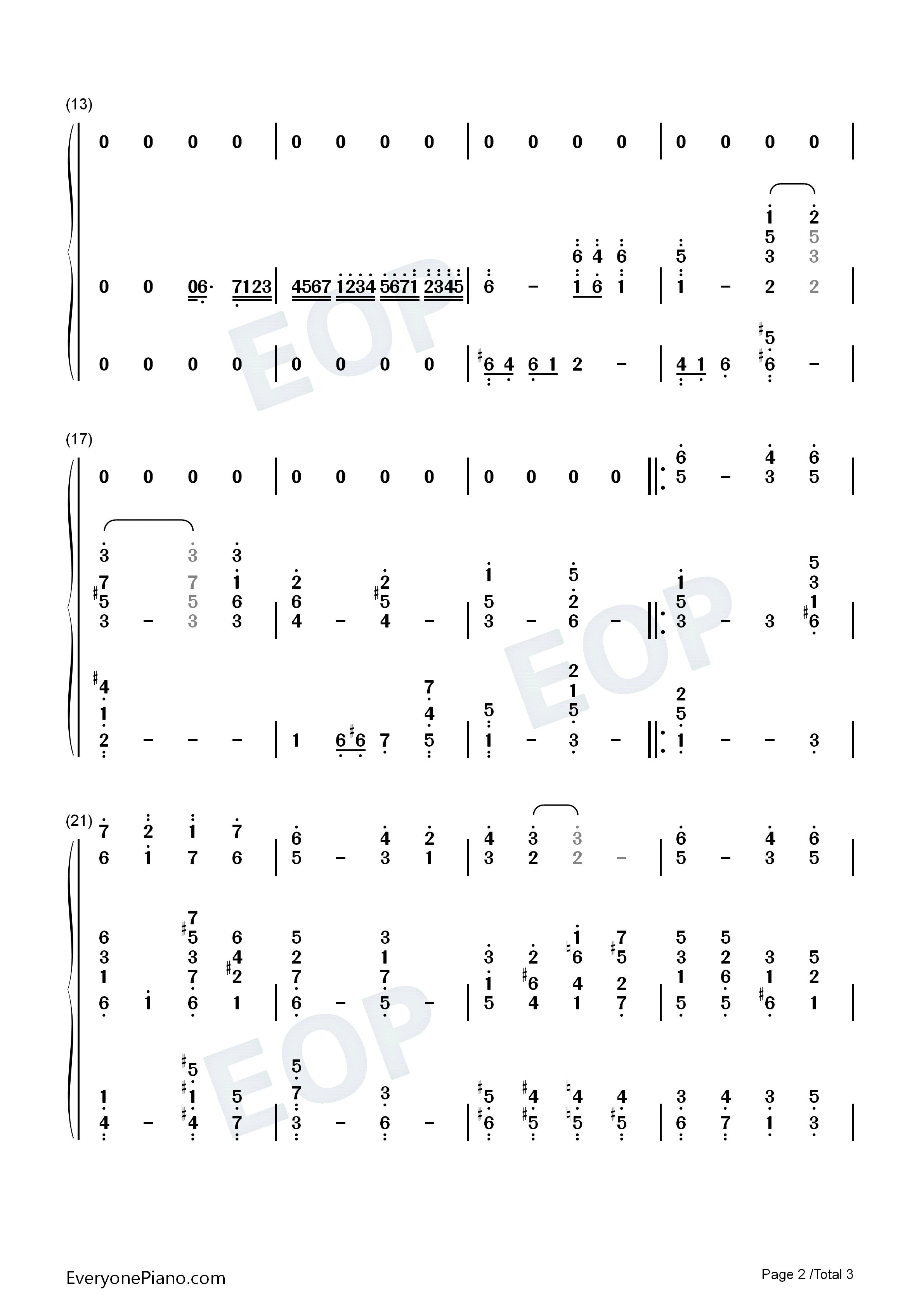 Jesus_Loves_Me钢琴简谱_Whitney_Houston演唱