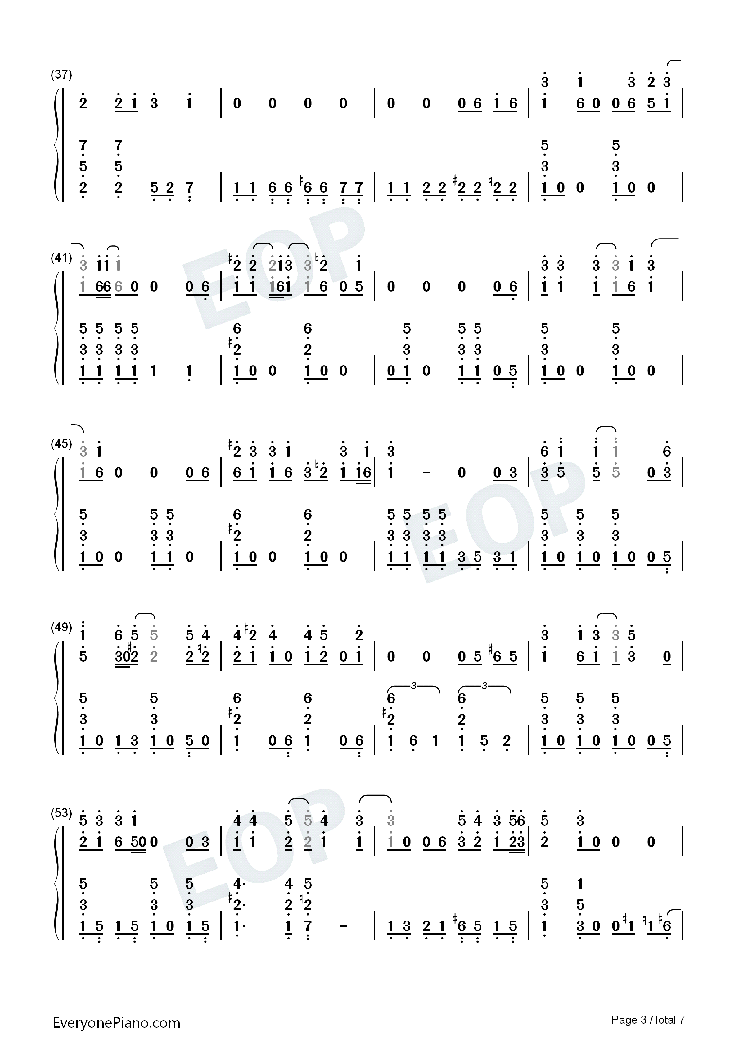 Cold_One钢琴简谱_Eric_Church演唱