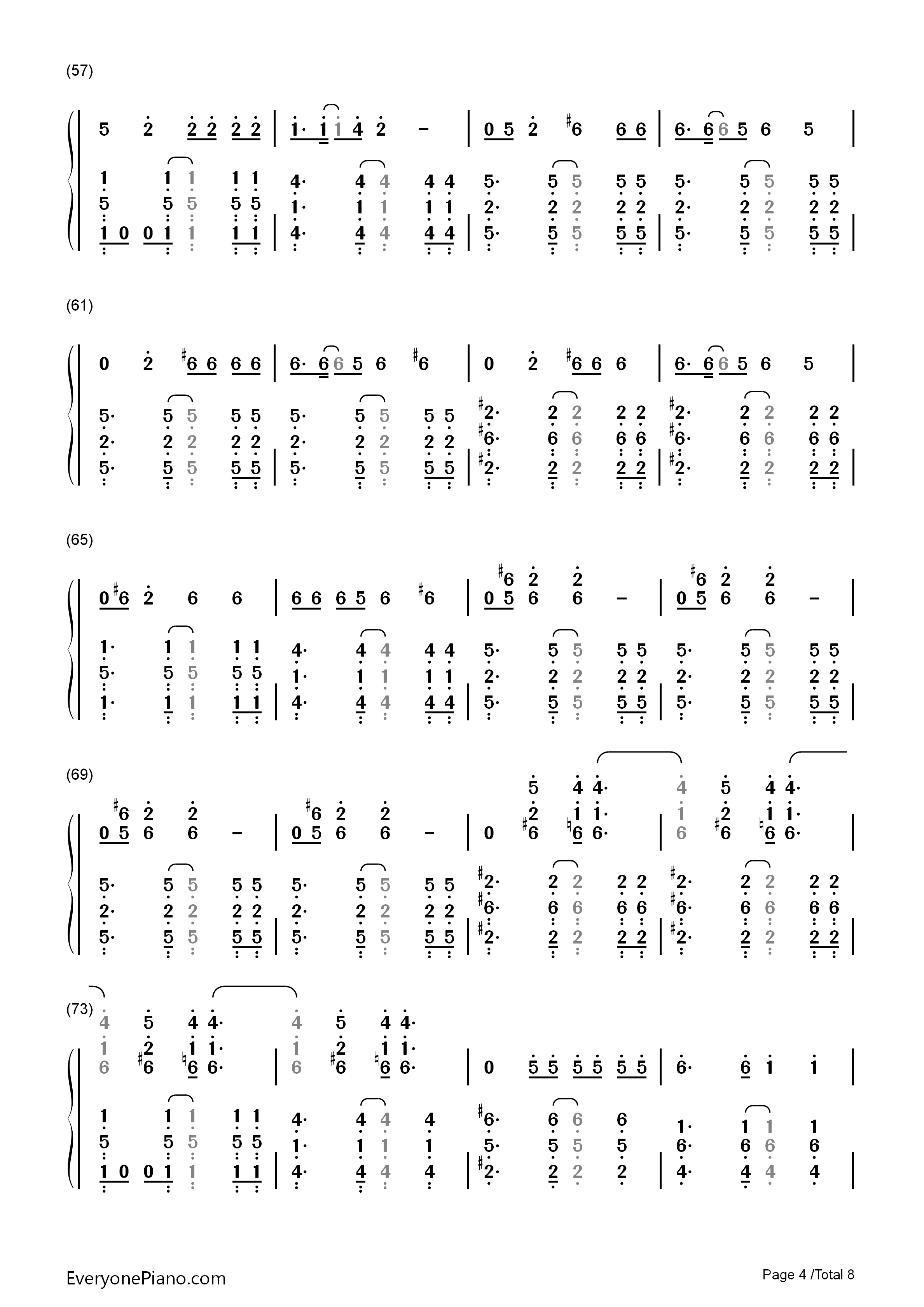 I'm_Into_You钢琴简谱_Jennifer_Lopez演唱