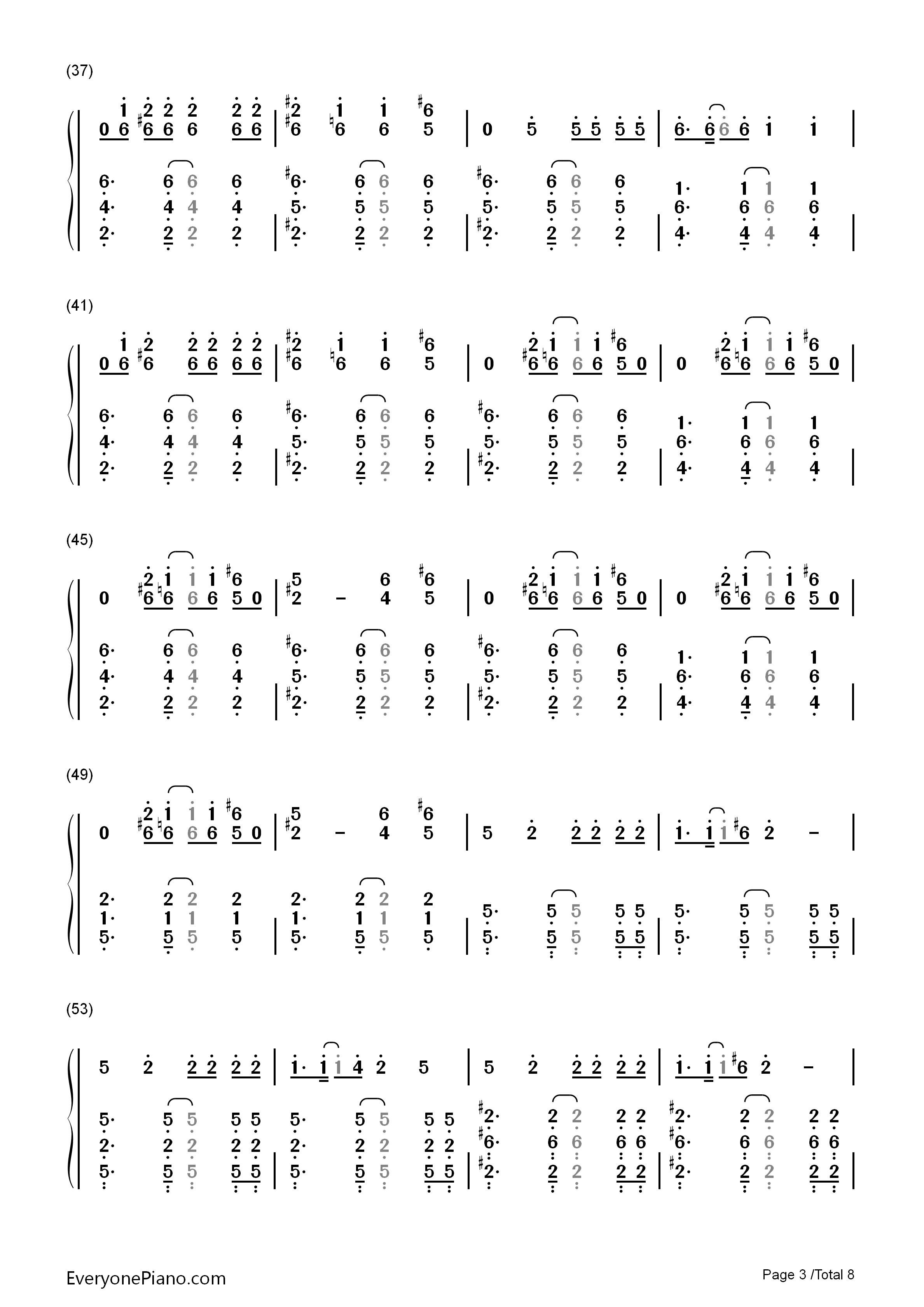 I'm_Into_You钢琴简谱_Jennifer_Lopez演唱