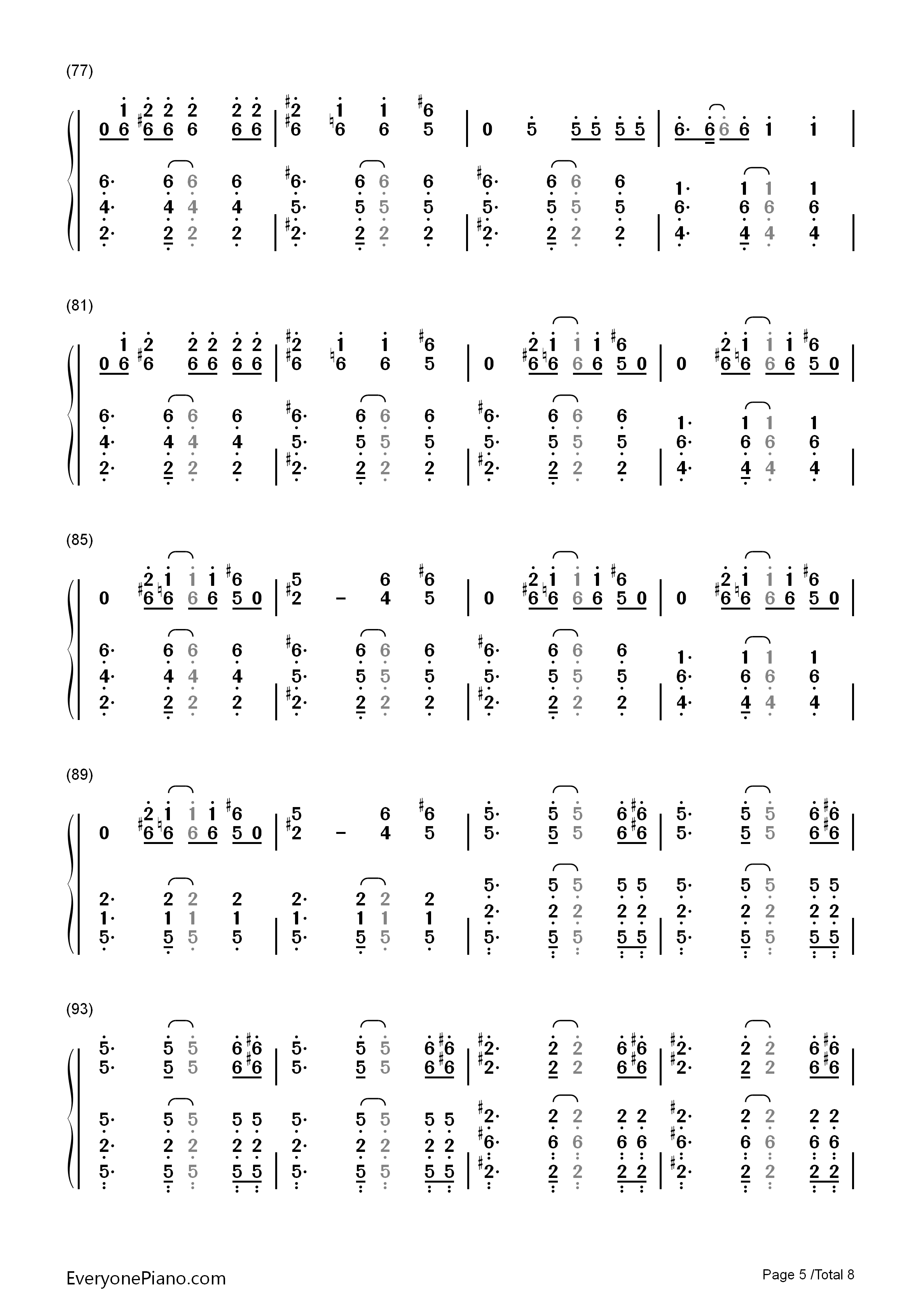 I'm_Into_You钢琴简谱_Jennifer_Lopez演唱