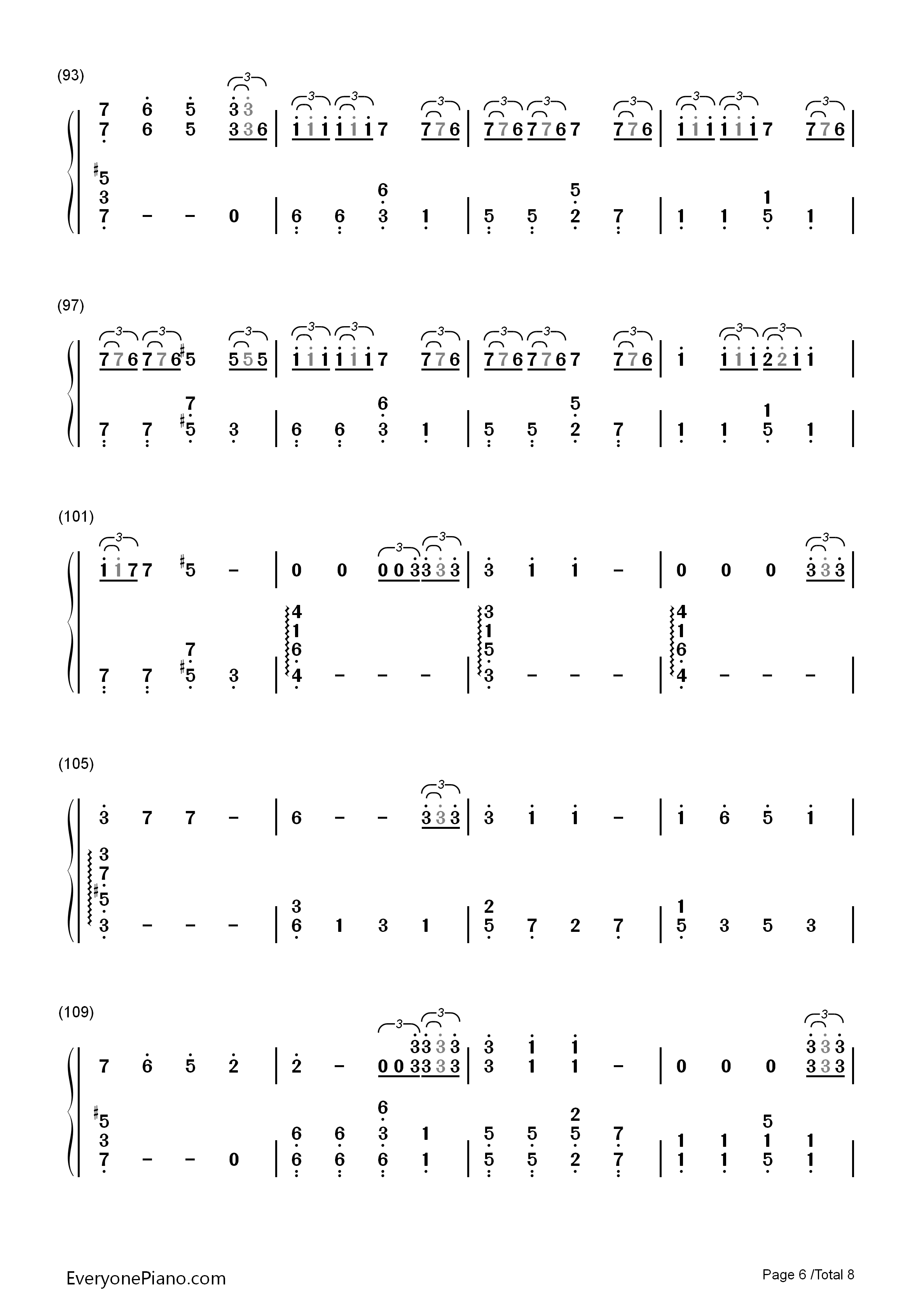 Stressed_Out钢琴简谱_Twenty_One_Pilots演唱