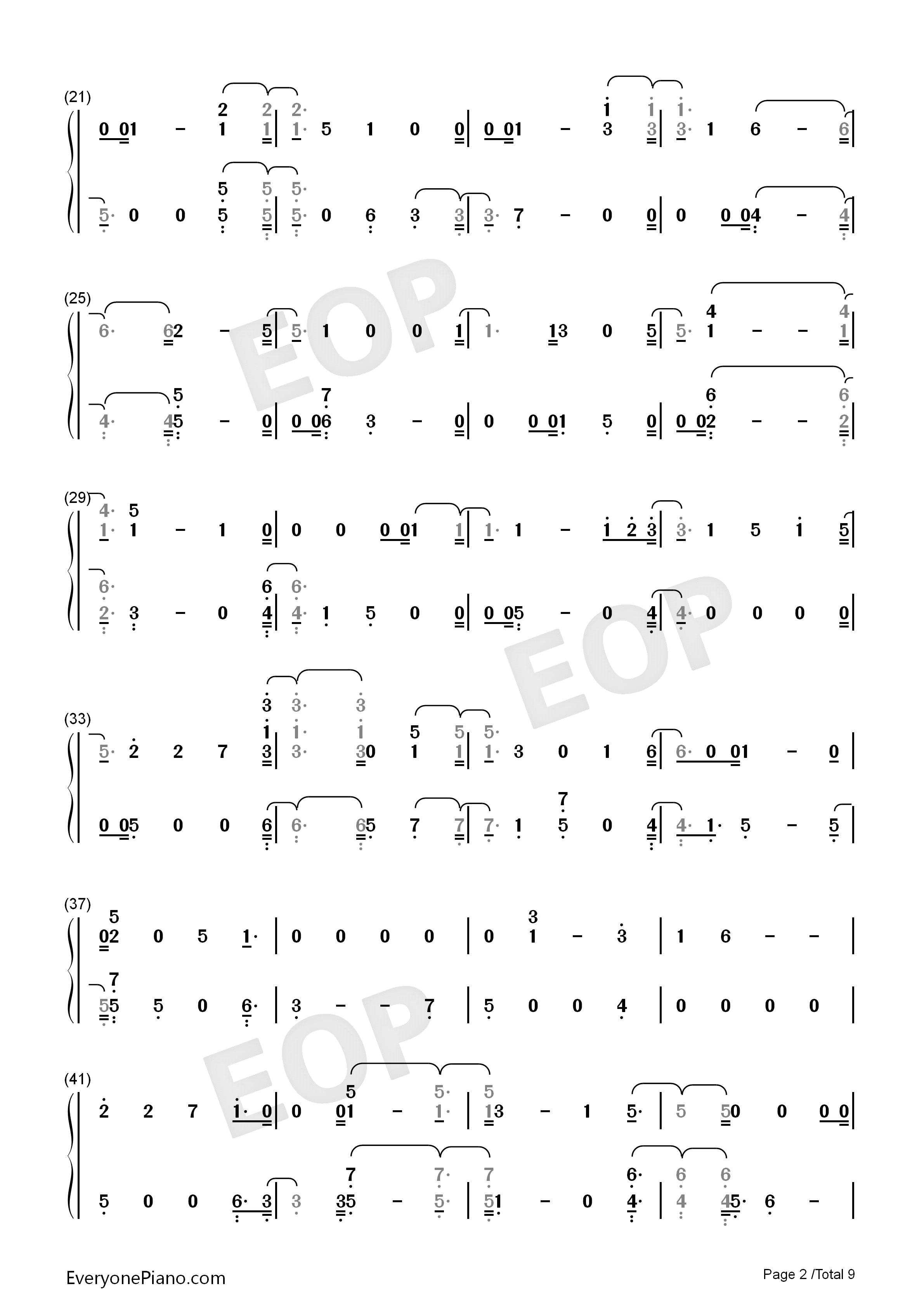 No_Brainer钢琴简谱_DJ_Khaled_Justin_Bieber演唱