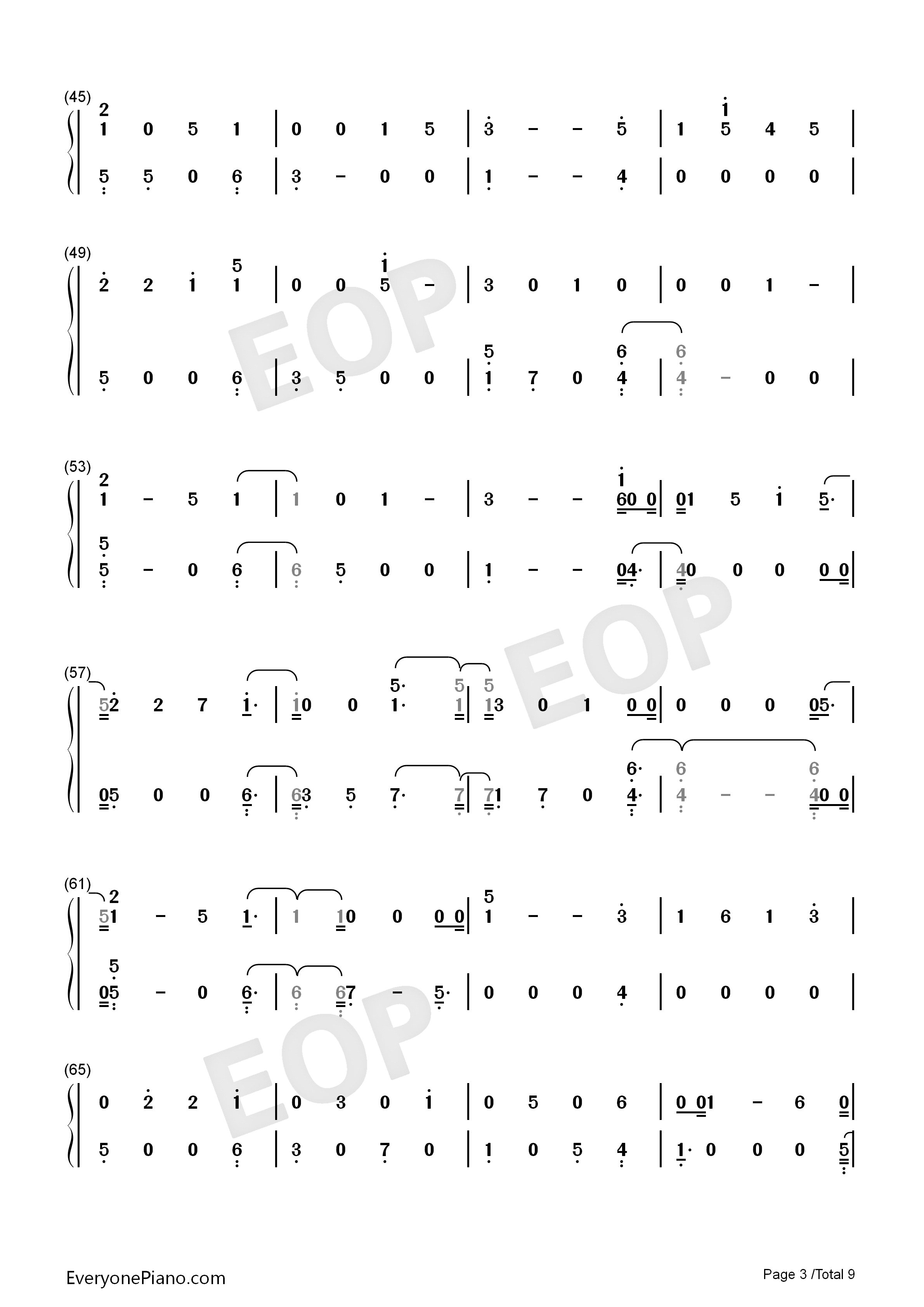 No_Brainer钢琴简谱_DJ_Khaled_Justin_Bieber演唱