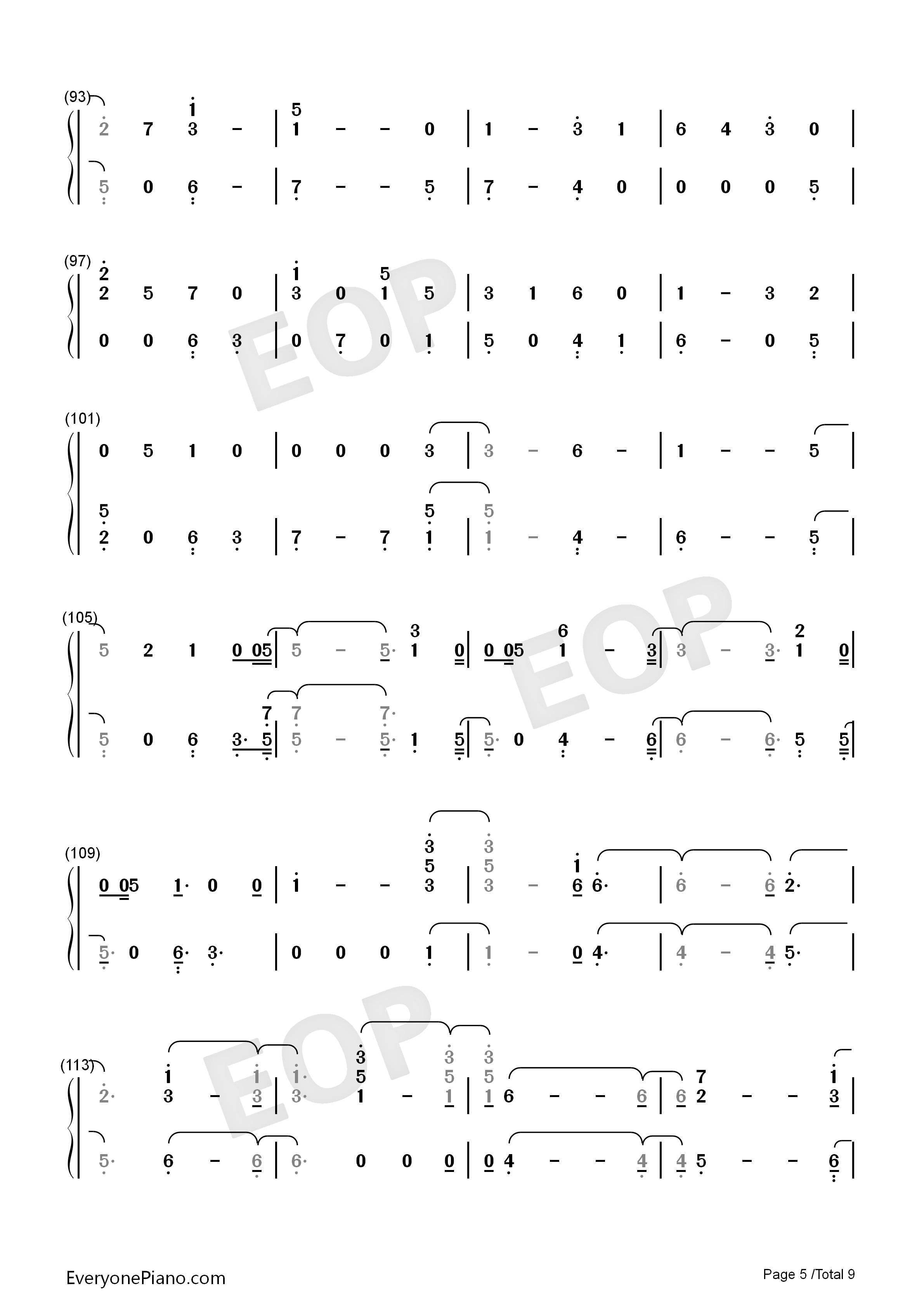 No_Brainer钢琴简谱_DJ_Khaled_Justin_Bieber演唱