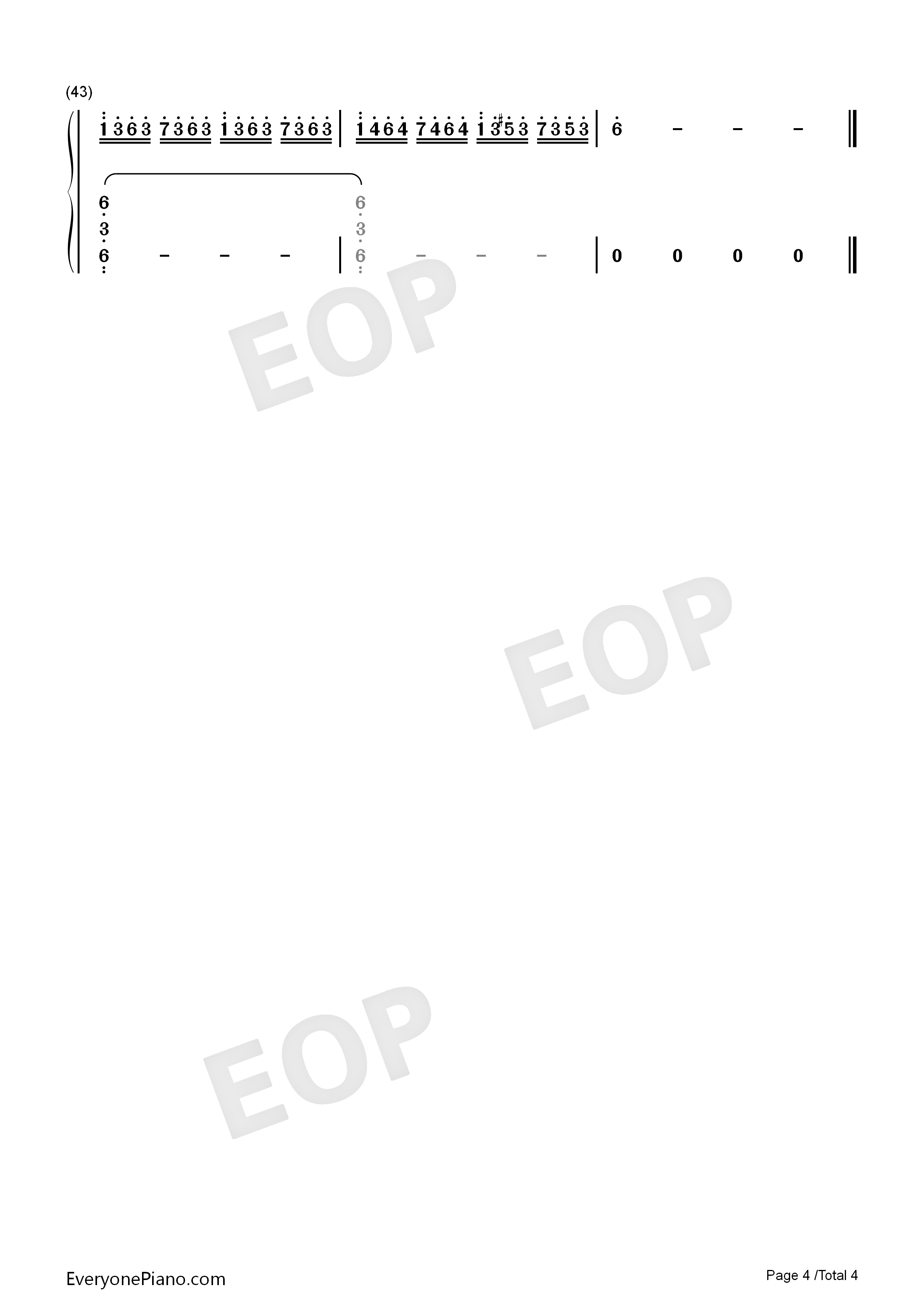 Lucky_You钢琴简谱_Eminem演唱