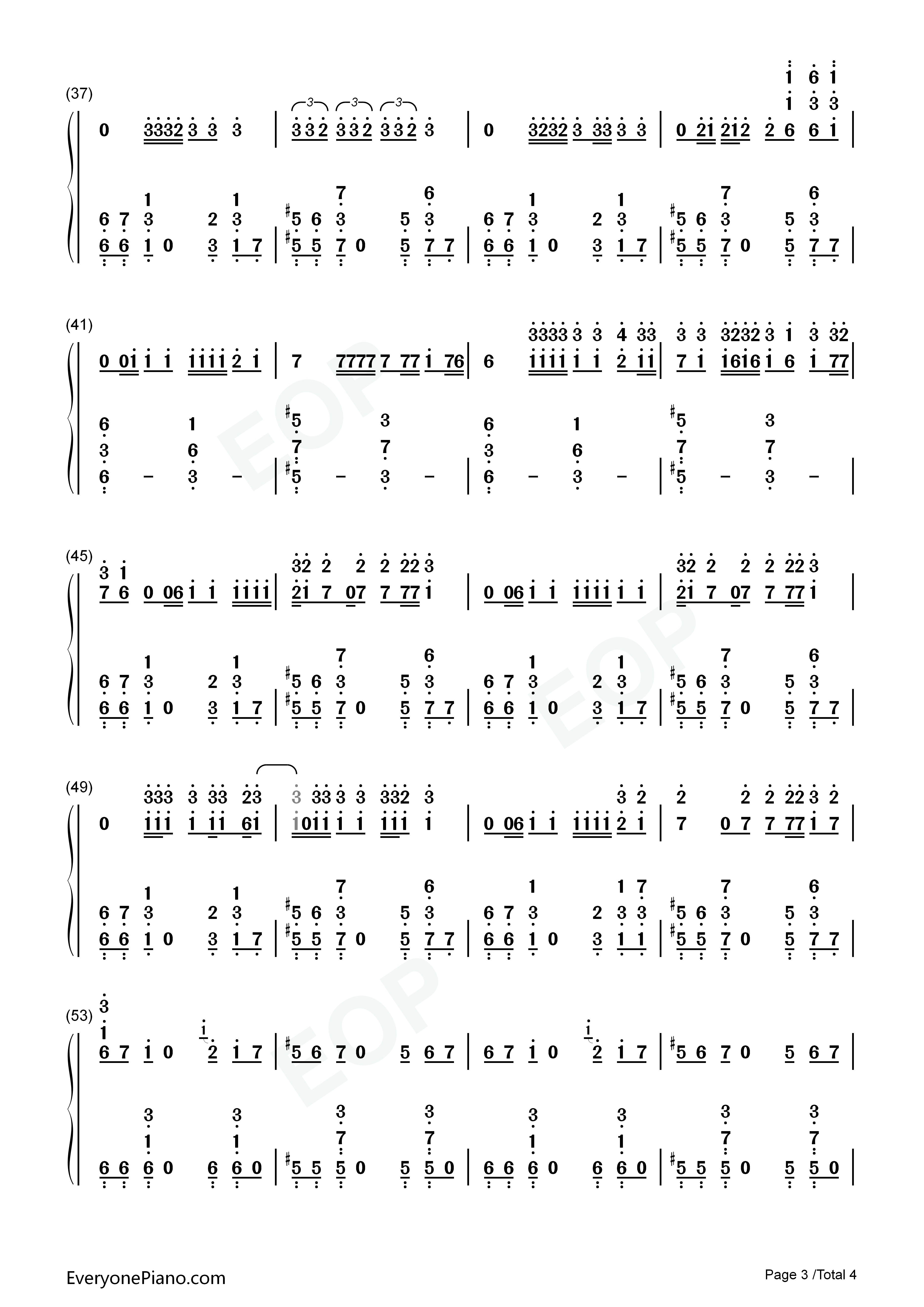 Short_Kings_Anthem钢琴简谱_Blackbear_Tiny_Meat_Gang演唱