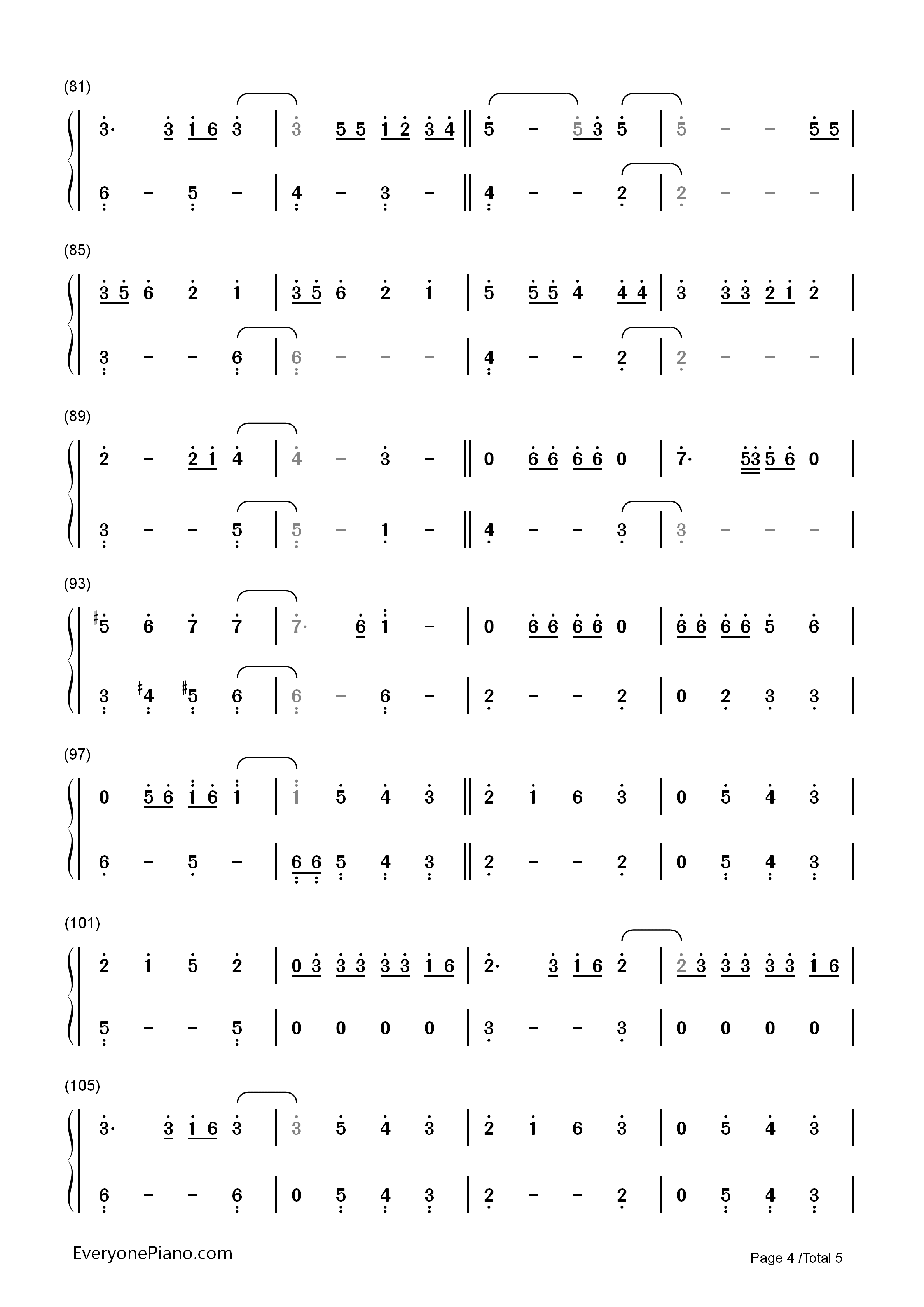 That's_What_I_Like钢琴简谱_Bruno_Mars演唱