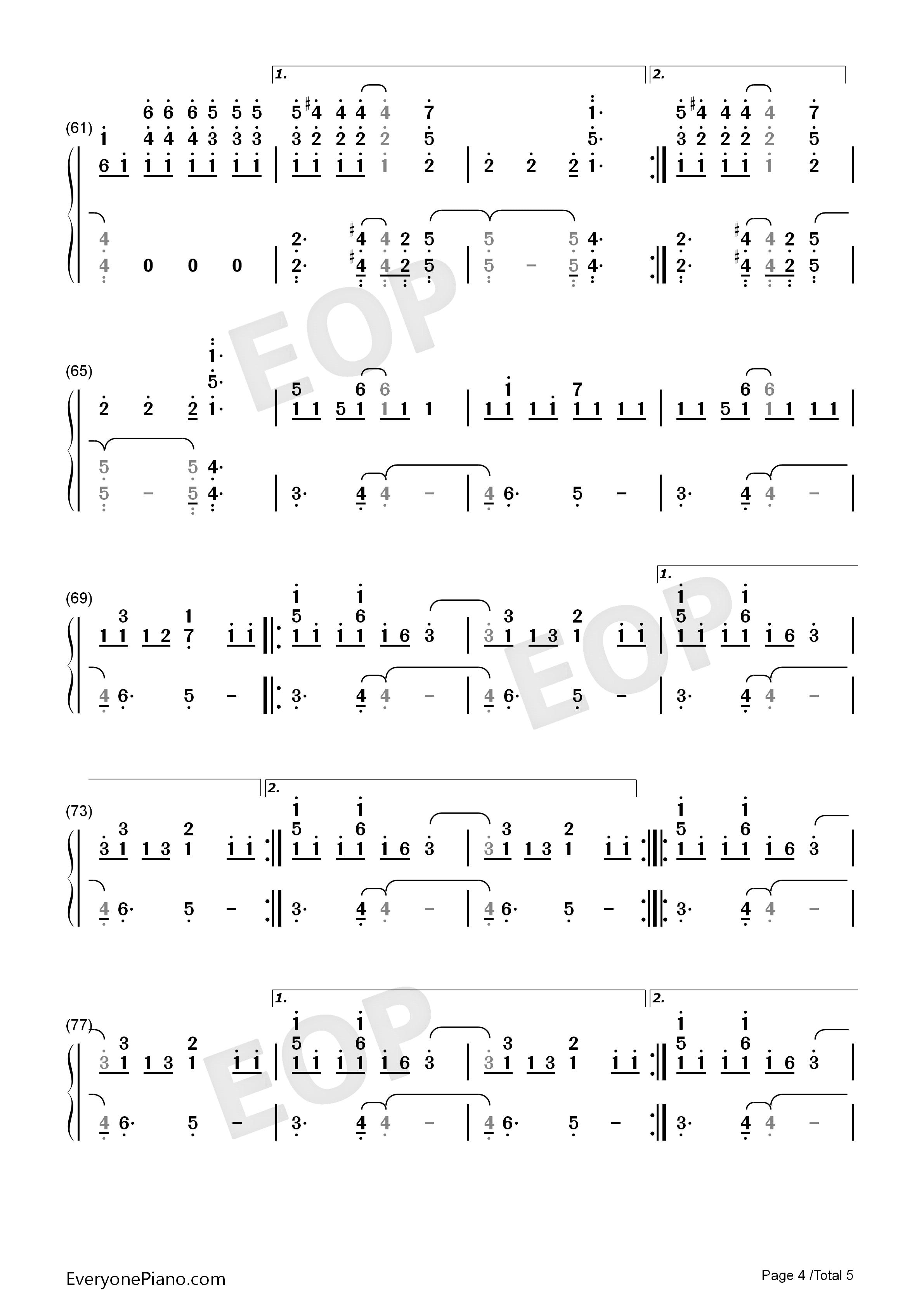 Rockstar钢琴简谱_A_Great_Big_World演唱