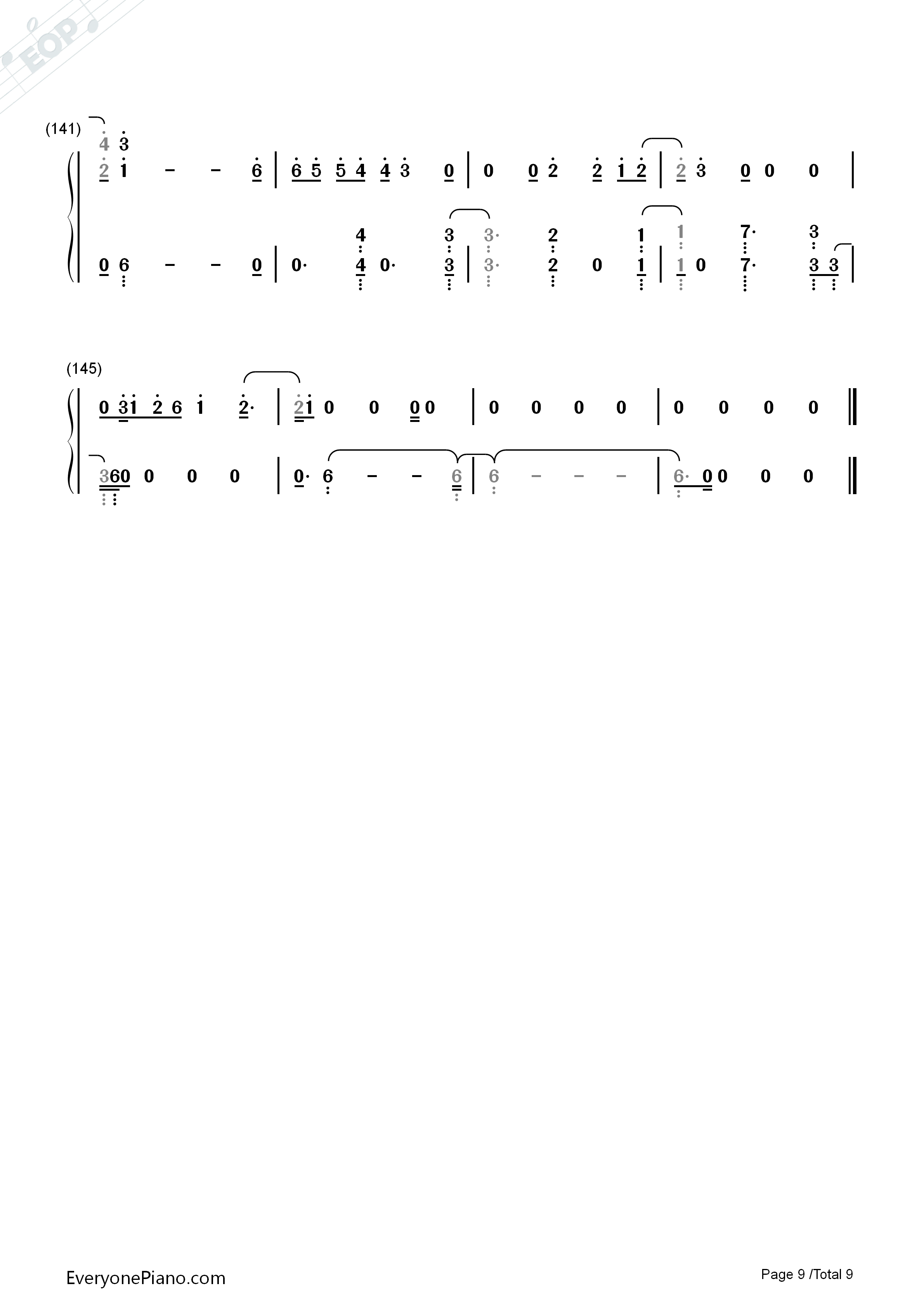 Cash_Out钢琴简谱_Calvin_Harris演唱