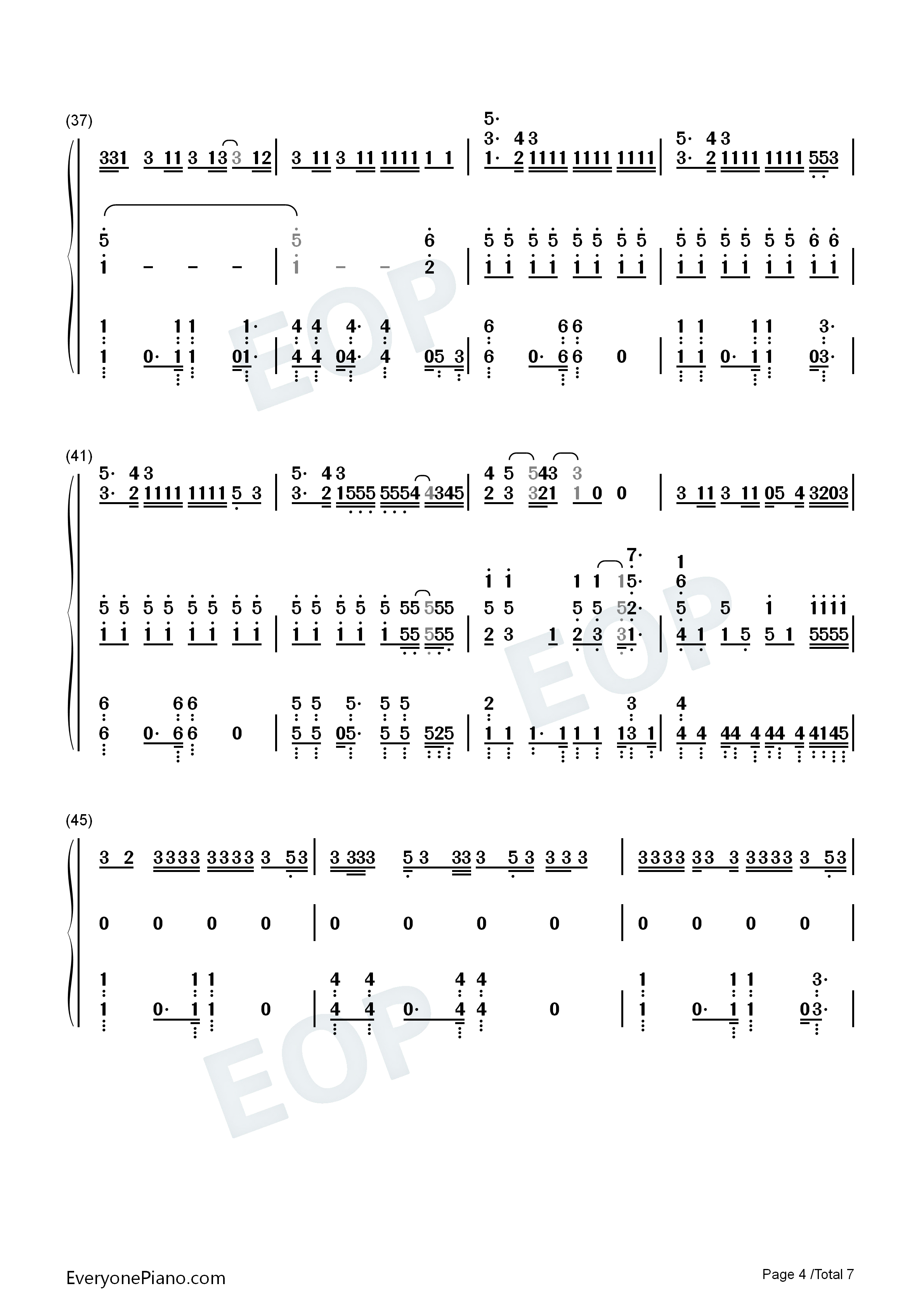 Helpless钢琴简谱_Lin_Manuel_Miranda演唱