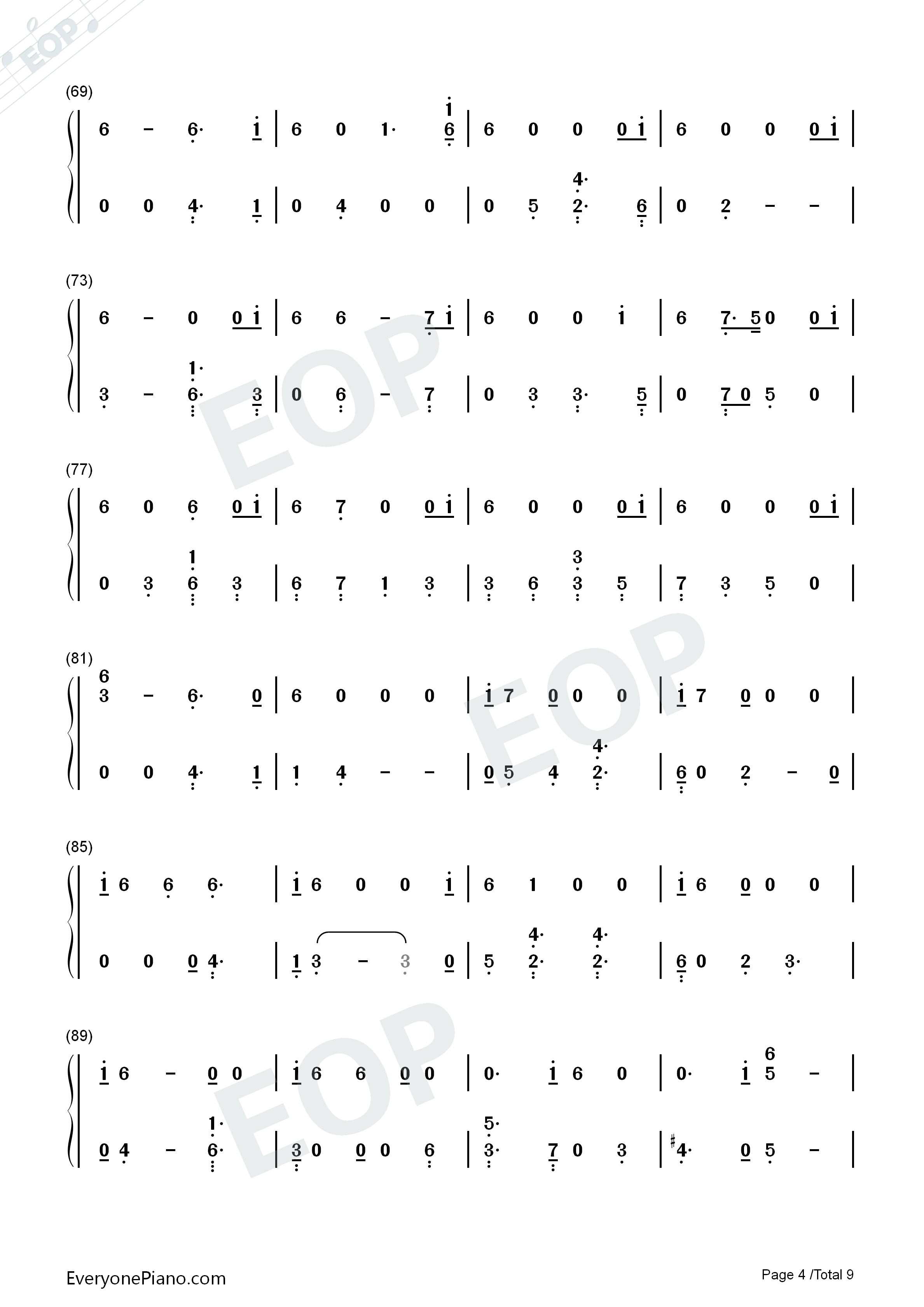 All_The_Stars钢琴简谱_Kendrick_Lamar_SZA演唱