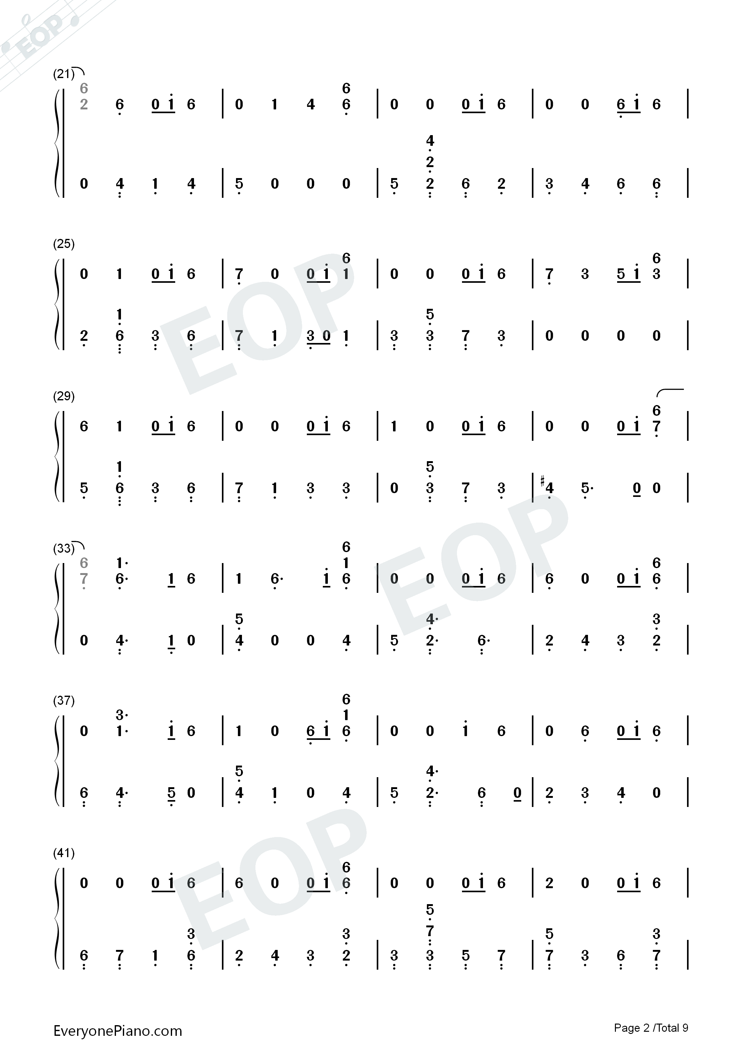 All_The_Stars钢琴简谱_Kendrick_Lamar_SZA演唱