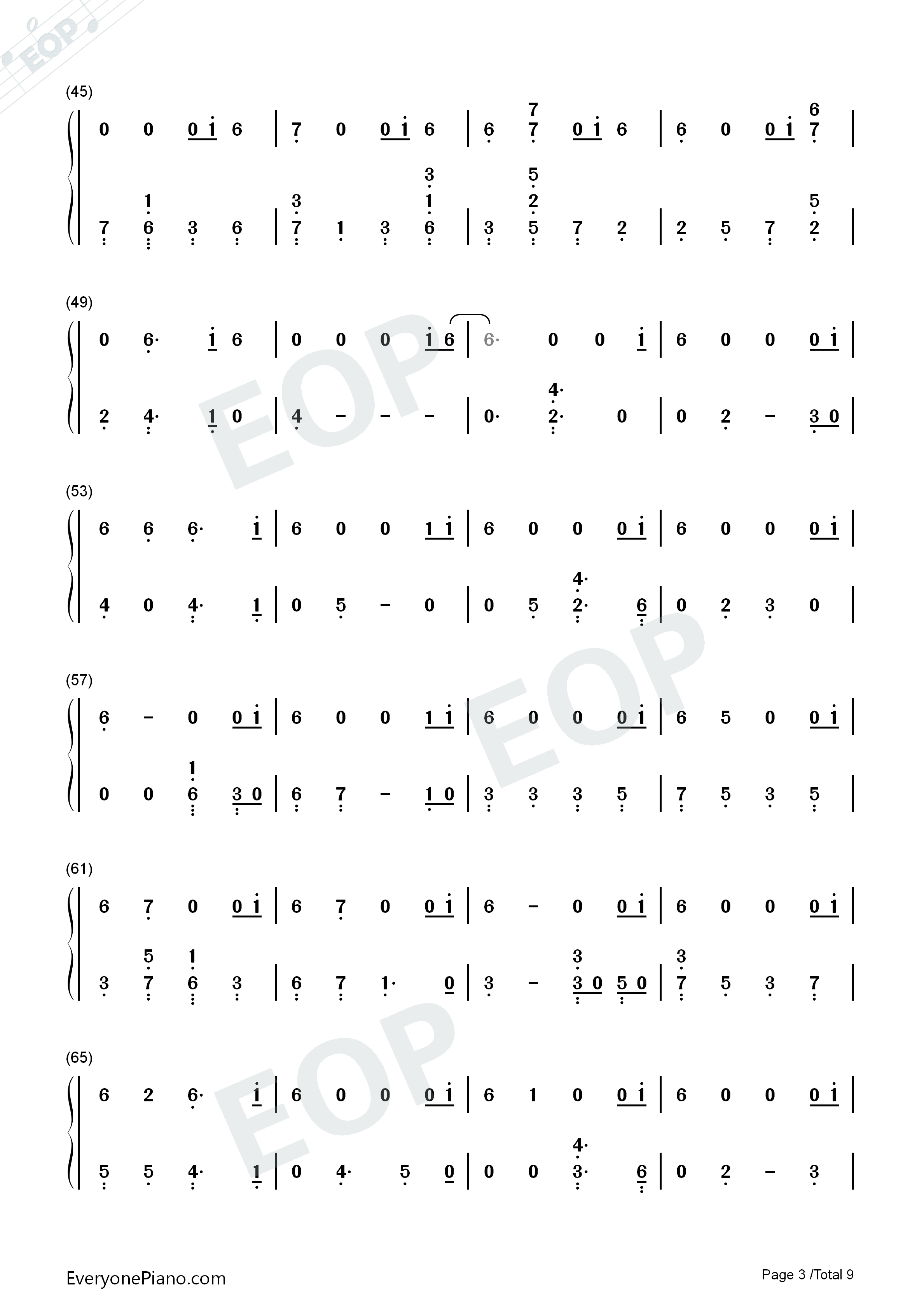 All_The_Stars钢琴简谱_Kendrick_Lamar_SZA演唱