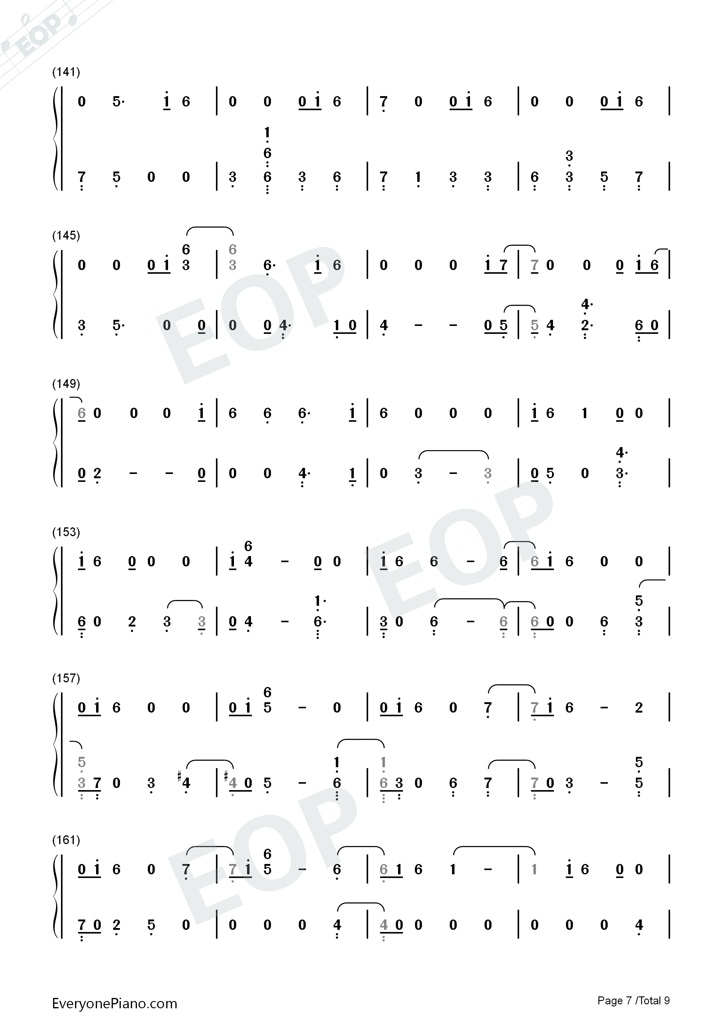 All_The_Stars钢琴简谱_Kendrick_Lamar_SZA演唱