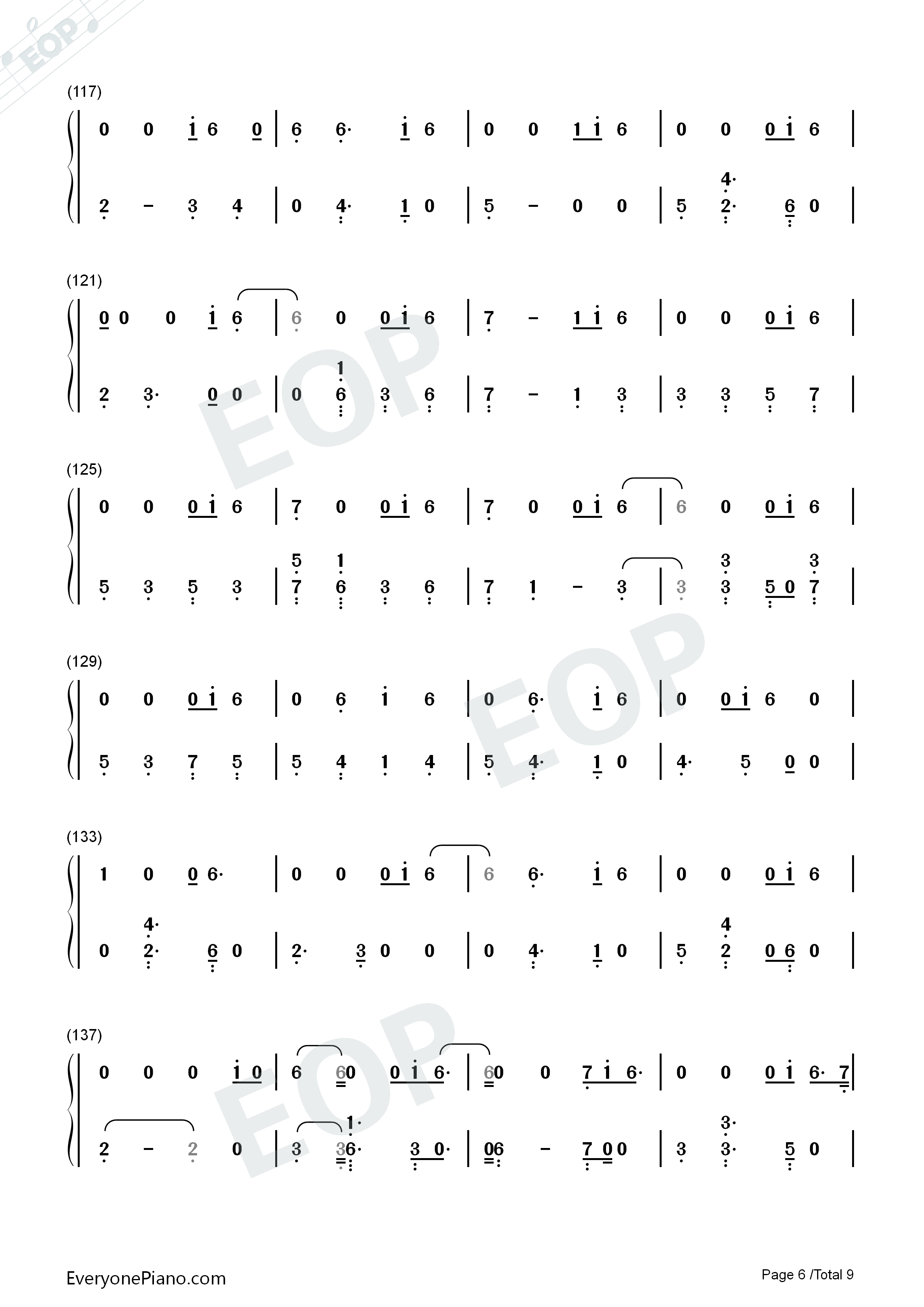 All_The_Stars钢琴简谱_Kendrick_Lamar_SZA演唱