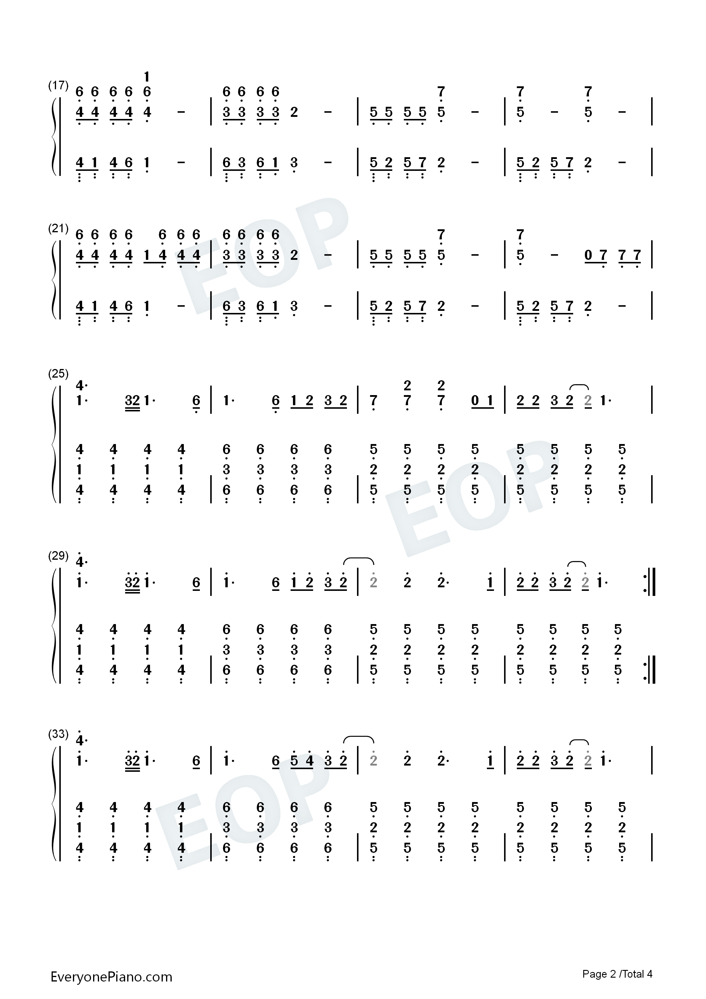 Birds钢琴简谱_Imagine_Dragons_Elisa演唱