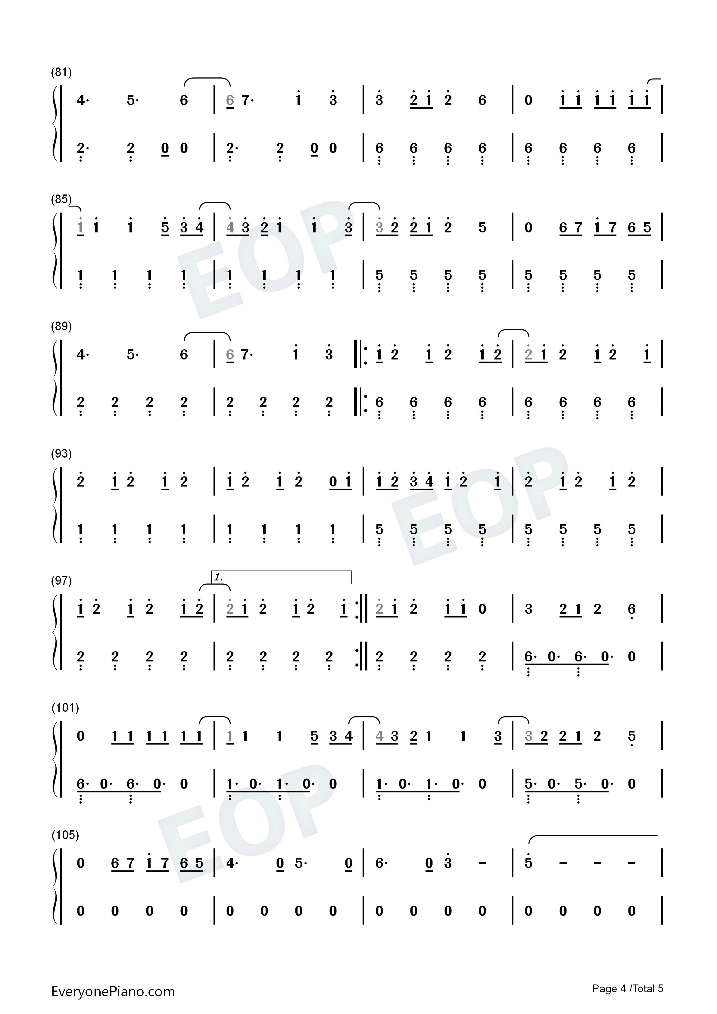 Light_Switch钢琴简谱_Charlie_Puth演唱