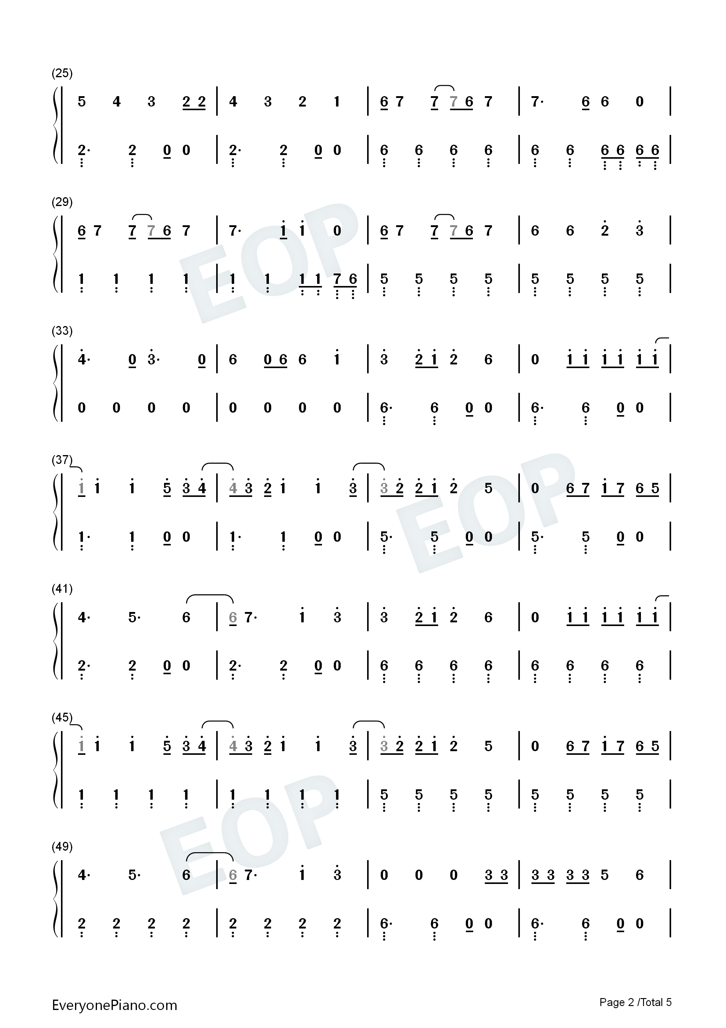 Light_Switch钢琴简谱_Charlie_Puth演唱