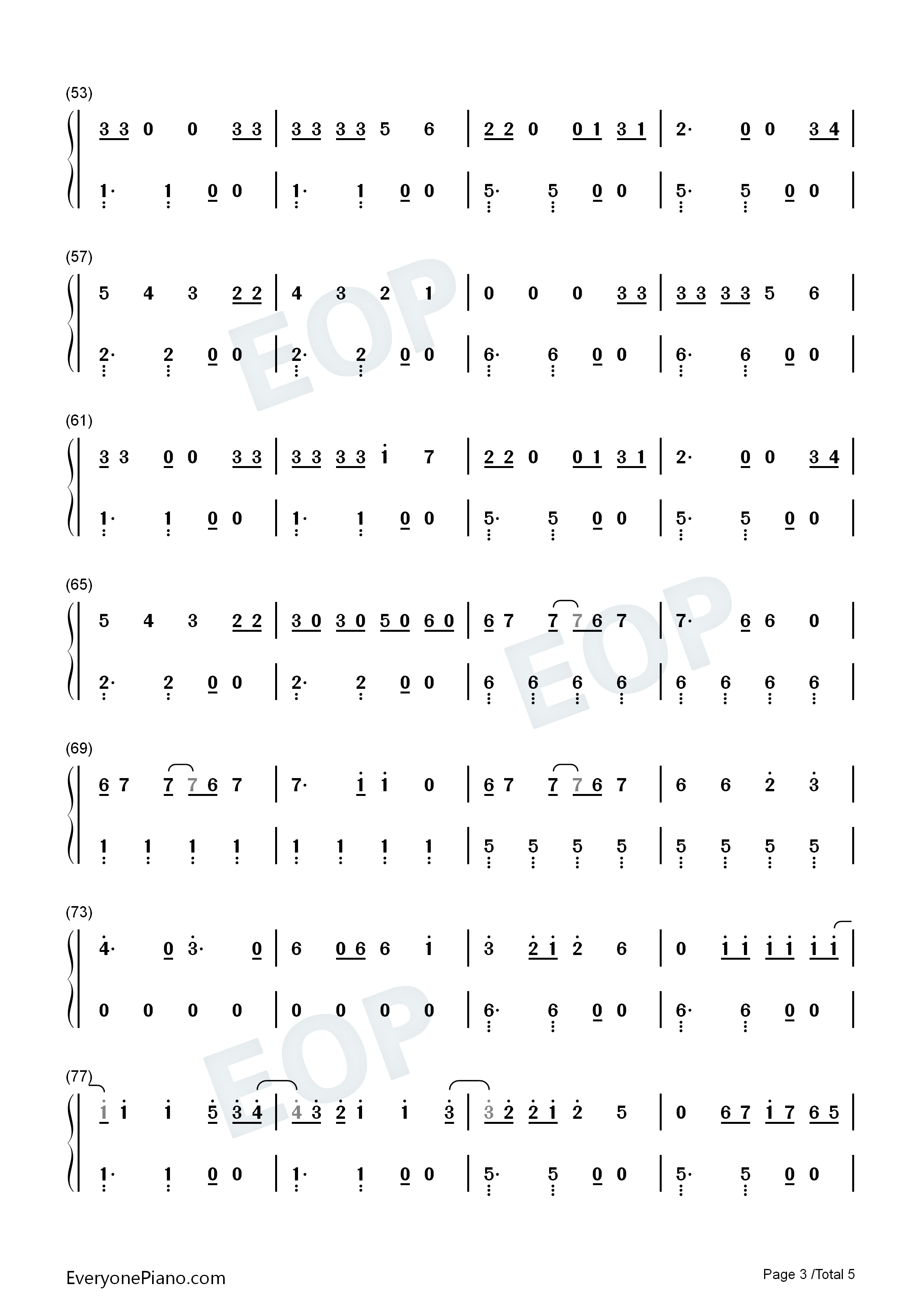 Light_Switch钢琴简谱_Charlie_Puth演唱