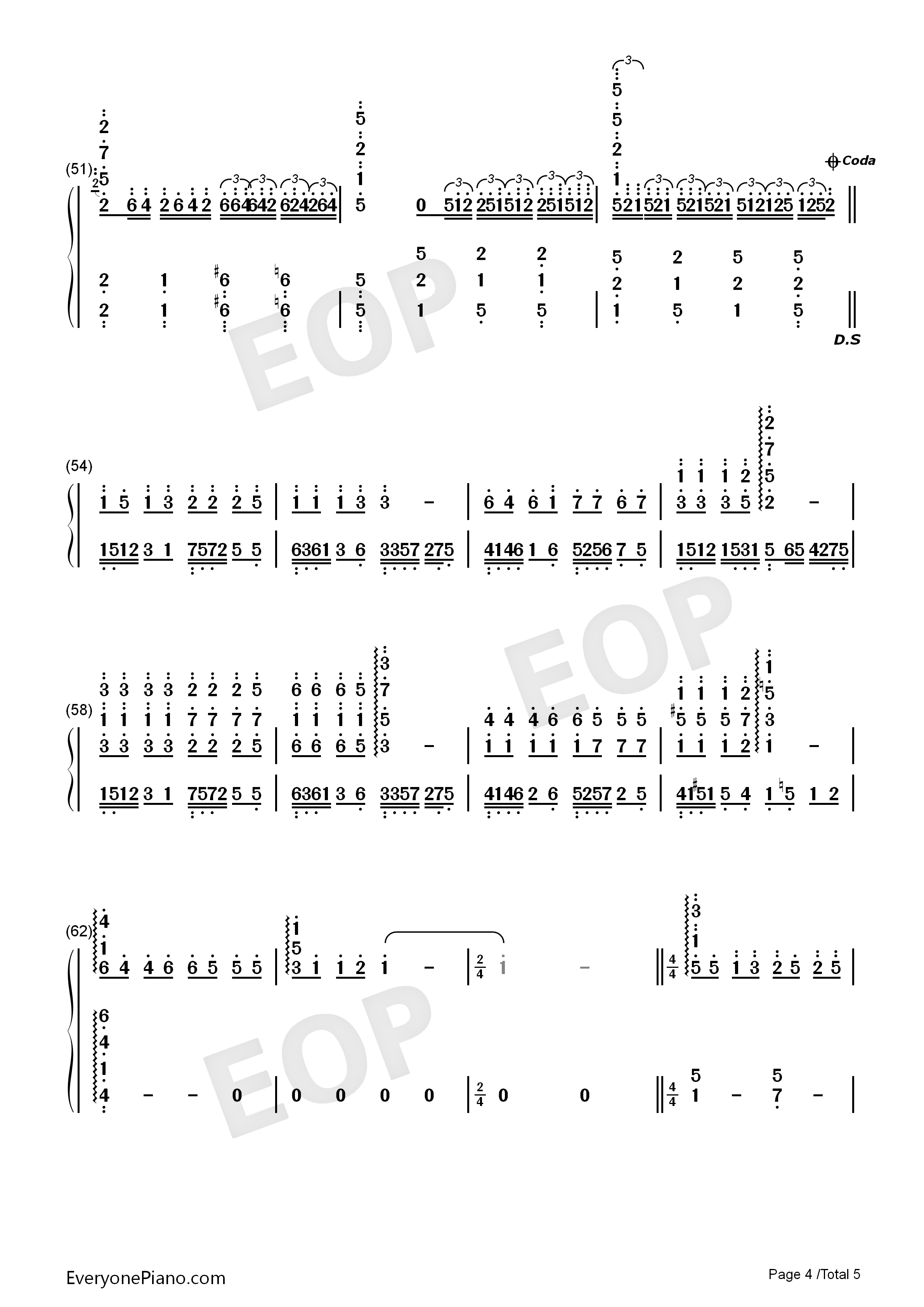 一生有你钢琴简谱_水木年华演唱