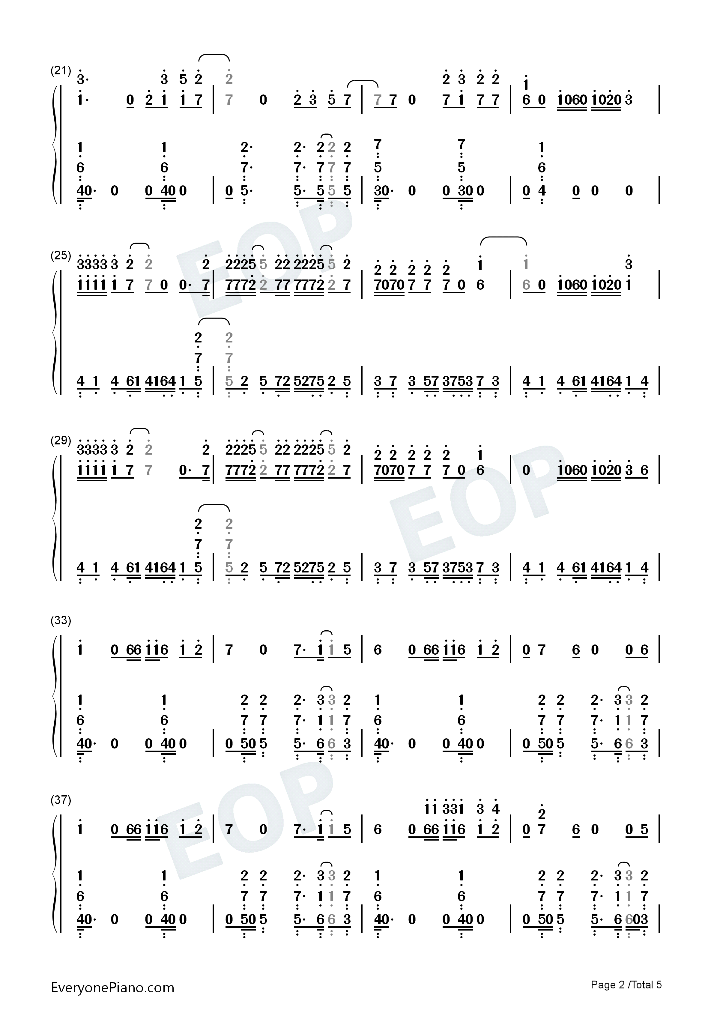 First_Love钢琴简谱_Jennifer_Lopez演唱