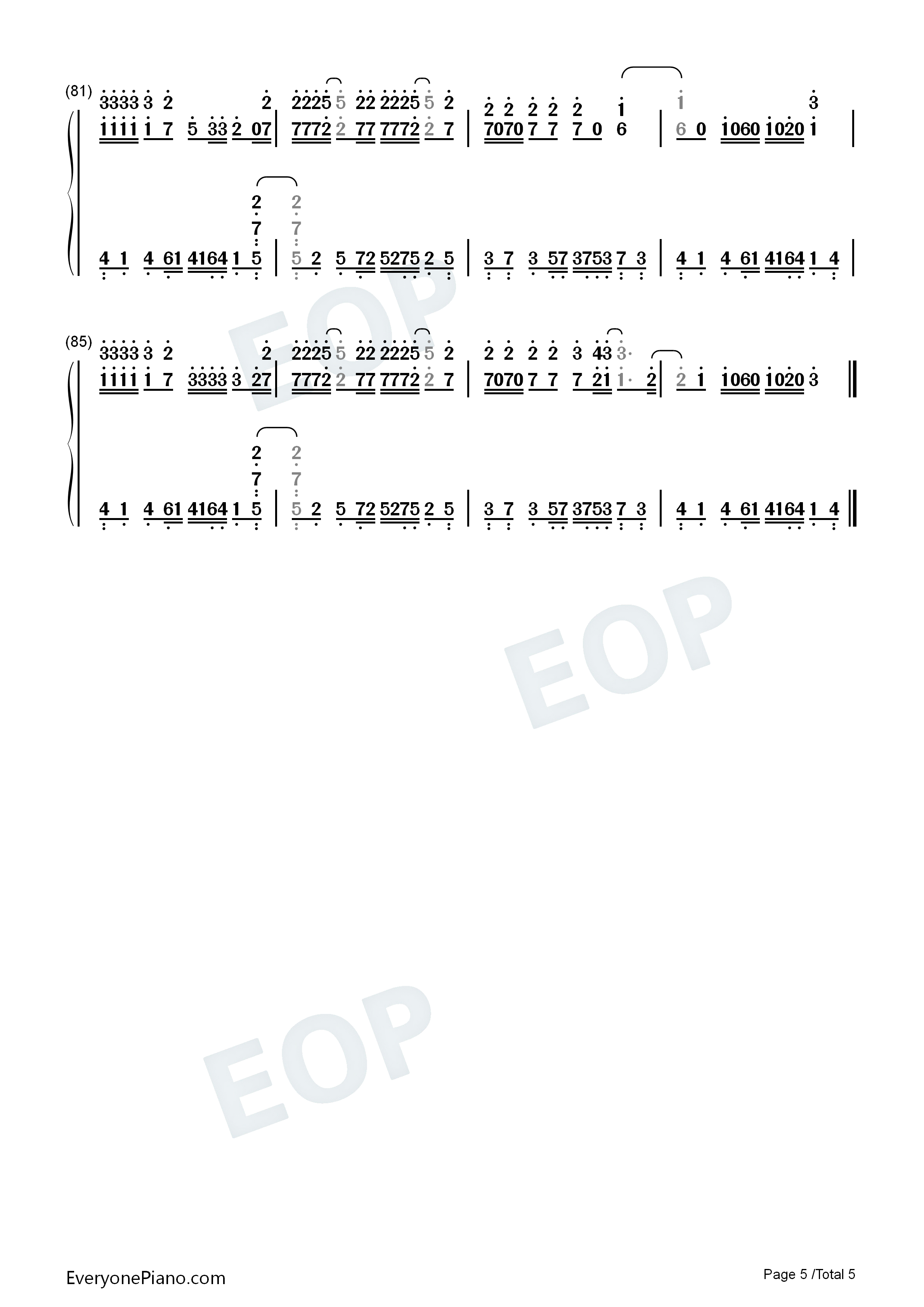 First_Love钢琴简谱_Jennifer_Lopez演唱