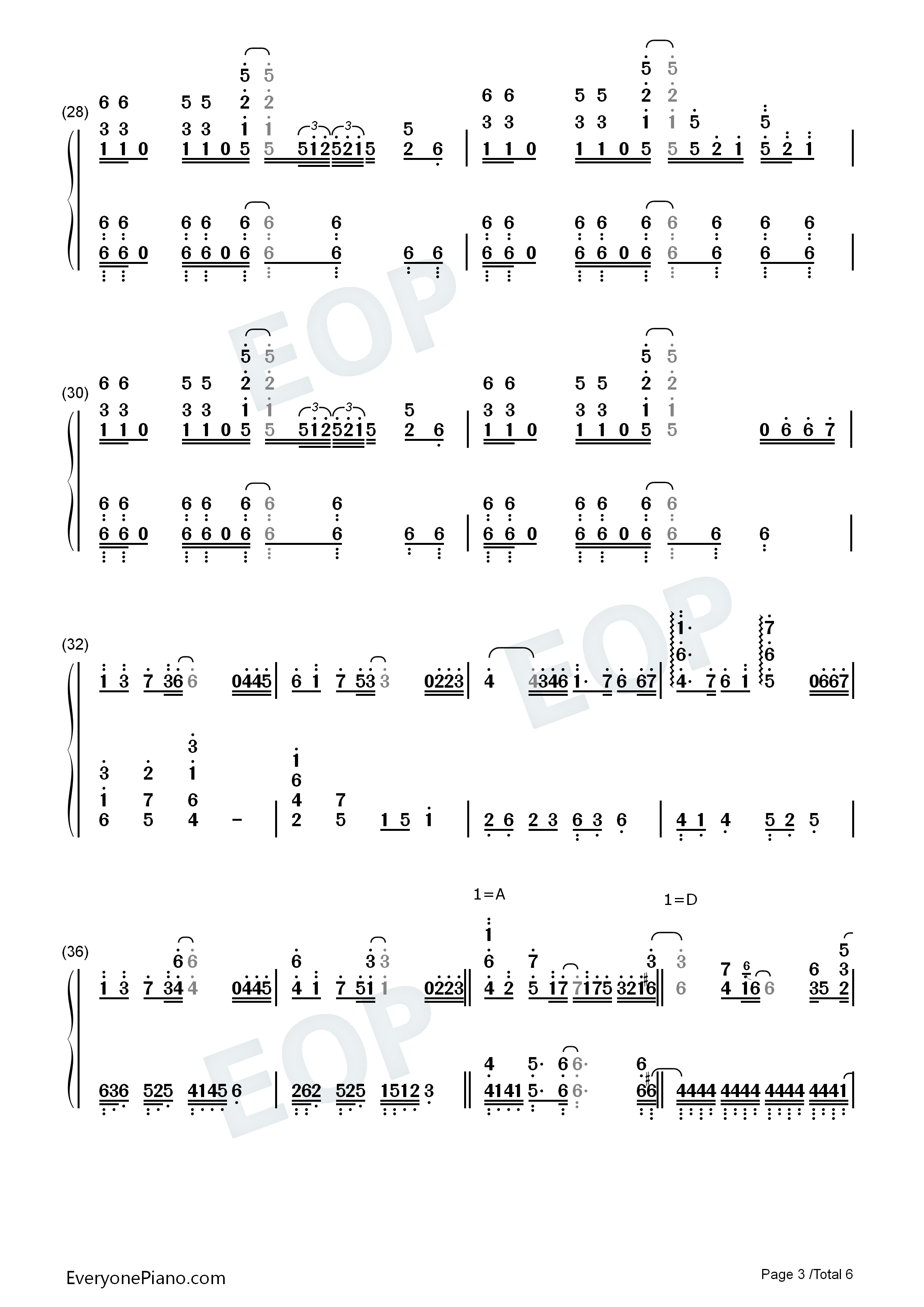 Shiny_Tale钢琴简谱_Mix_Speaker's_Inc.演唱