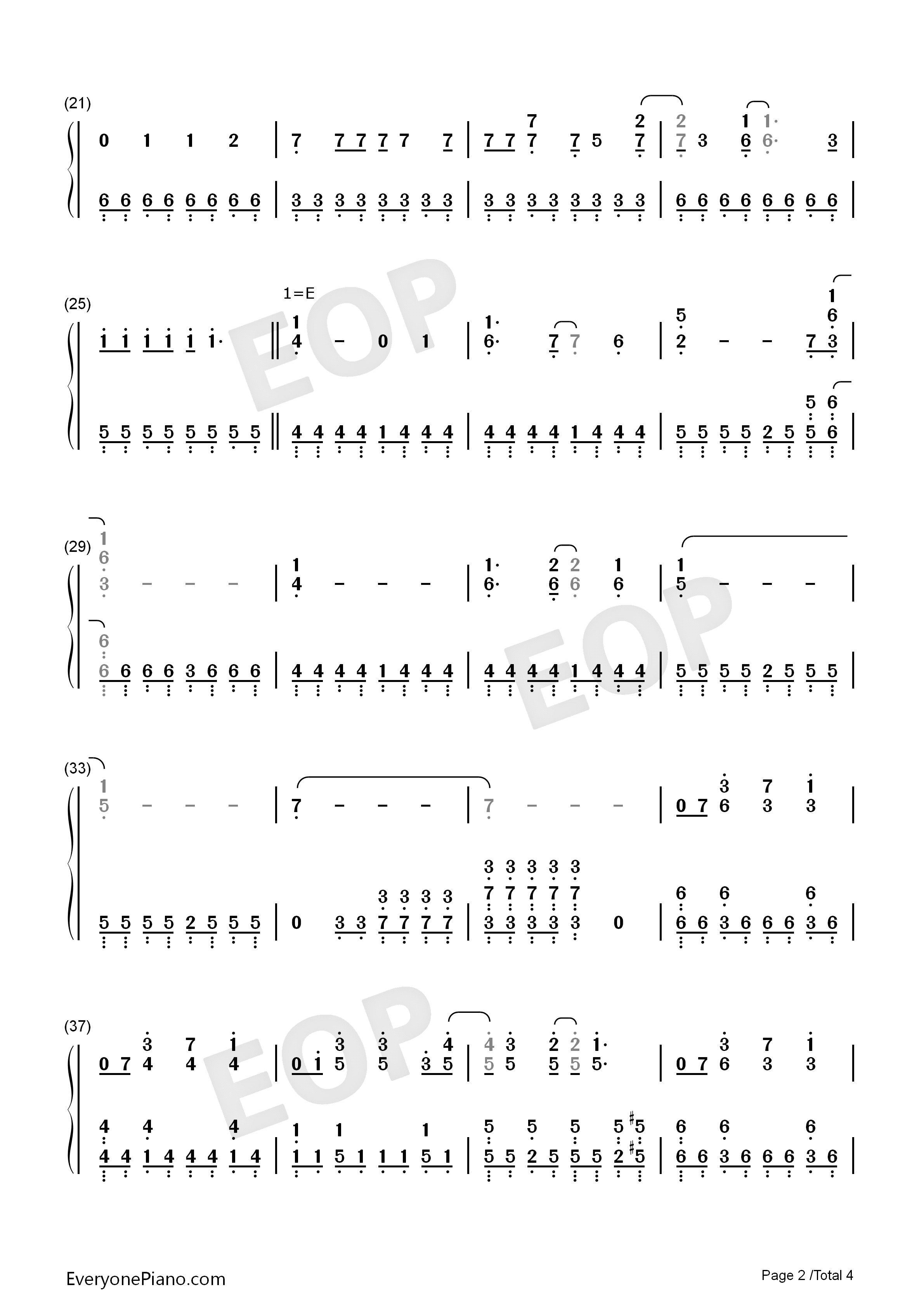 乱舞のメロディ钢琴简谱_SID演唱