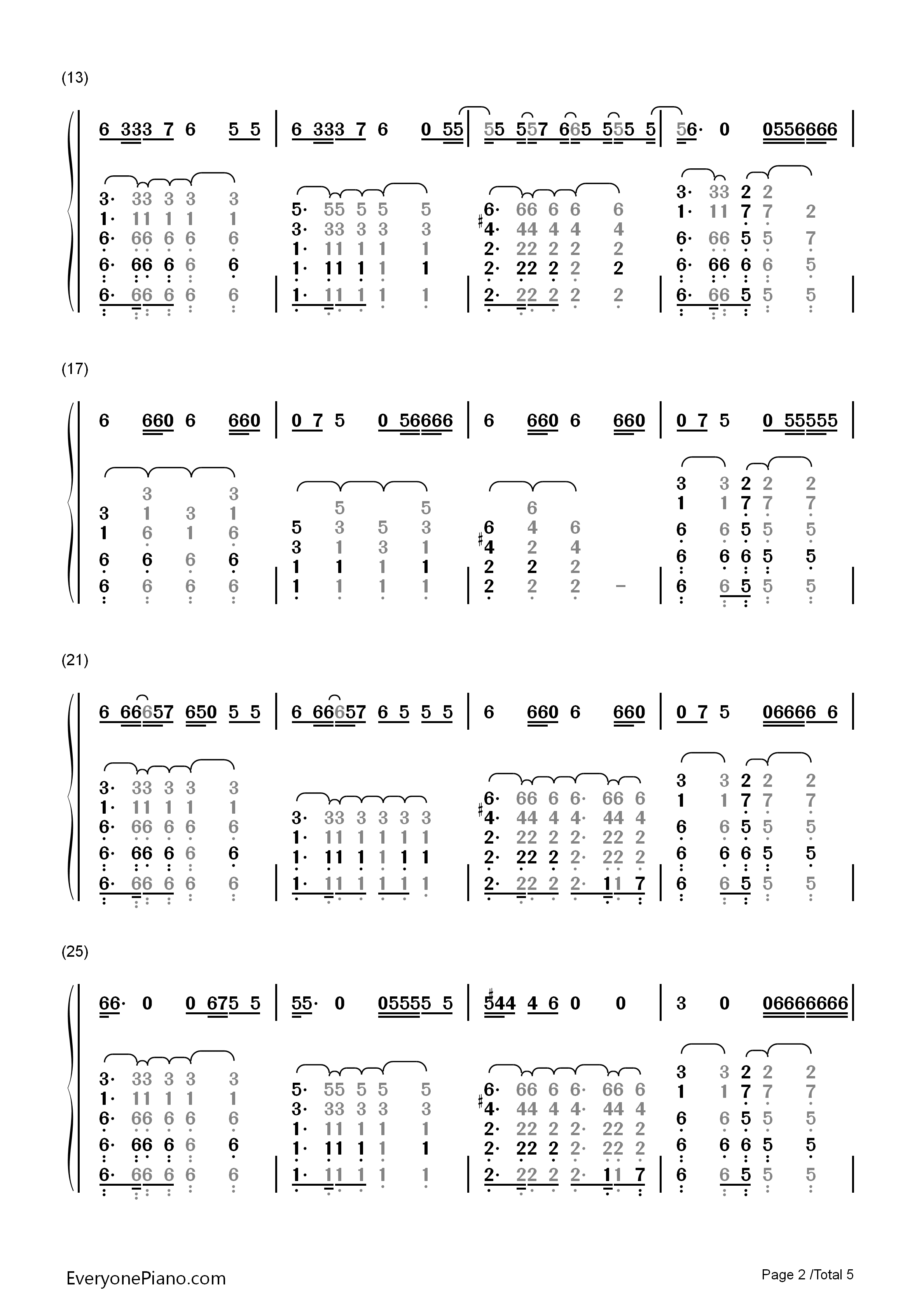 Good_for_You钢琴简谱_Selena_Gomez演唱