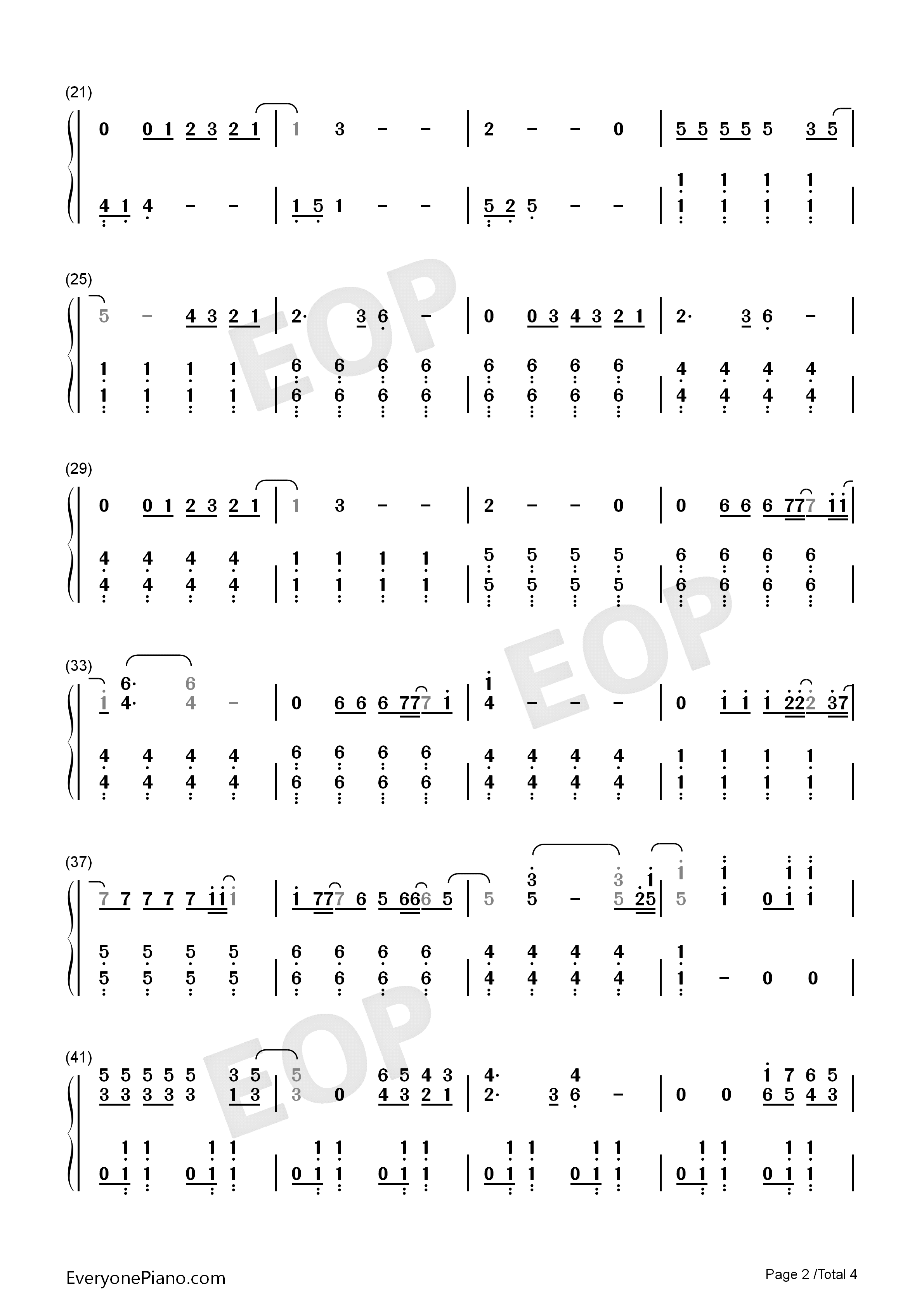 Waiting_for_the_End钢琴简谱_Linkin_Park演唱