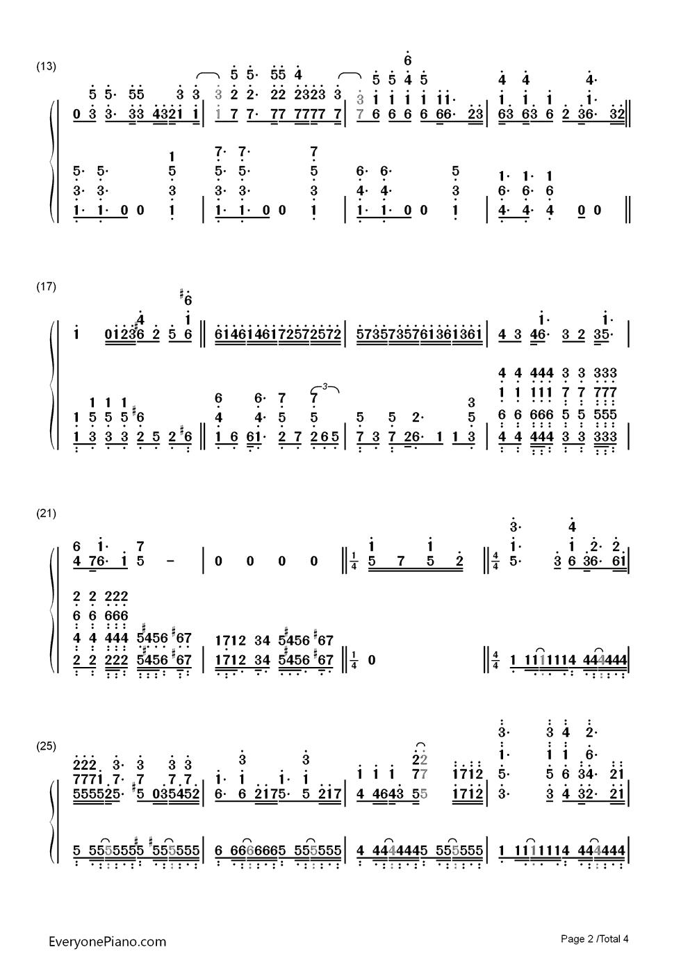 少年说钢琴简谱_TFBOYS演唱