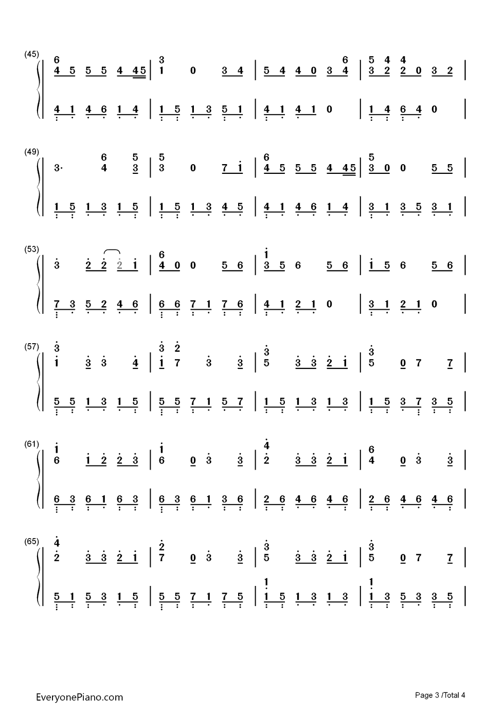 没那么简单钢琴简谱_黄小琥演唱