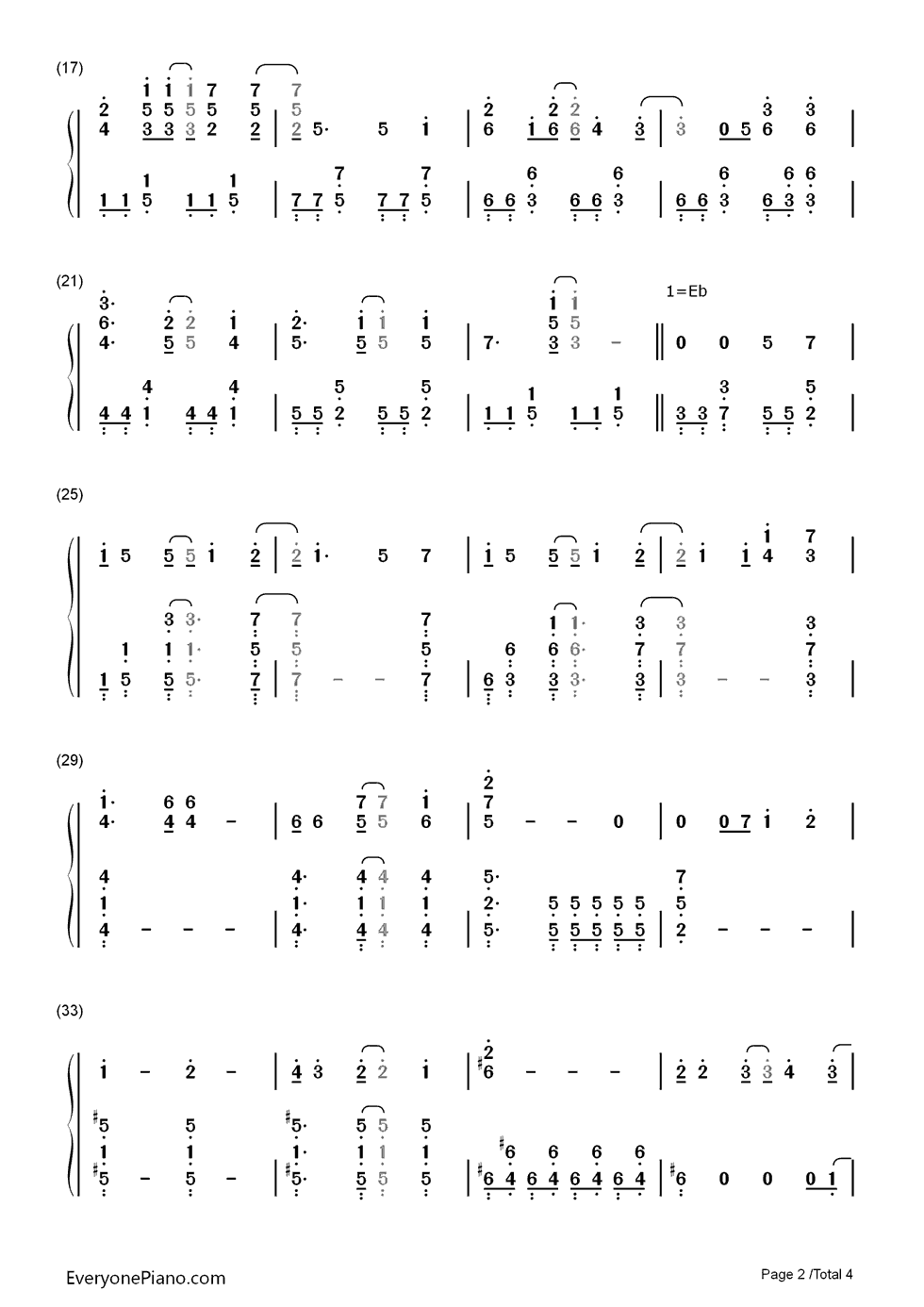 I'm_A_Believer钢琴简谱_SPYAIR演唱