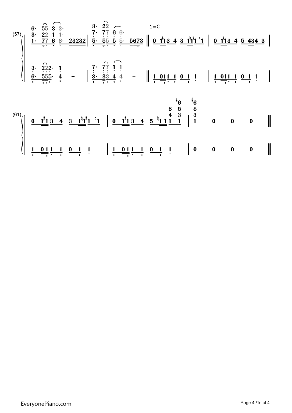 Hands_on_Me钢琴简谱_Ariana_Grande演唱