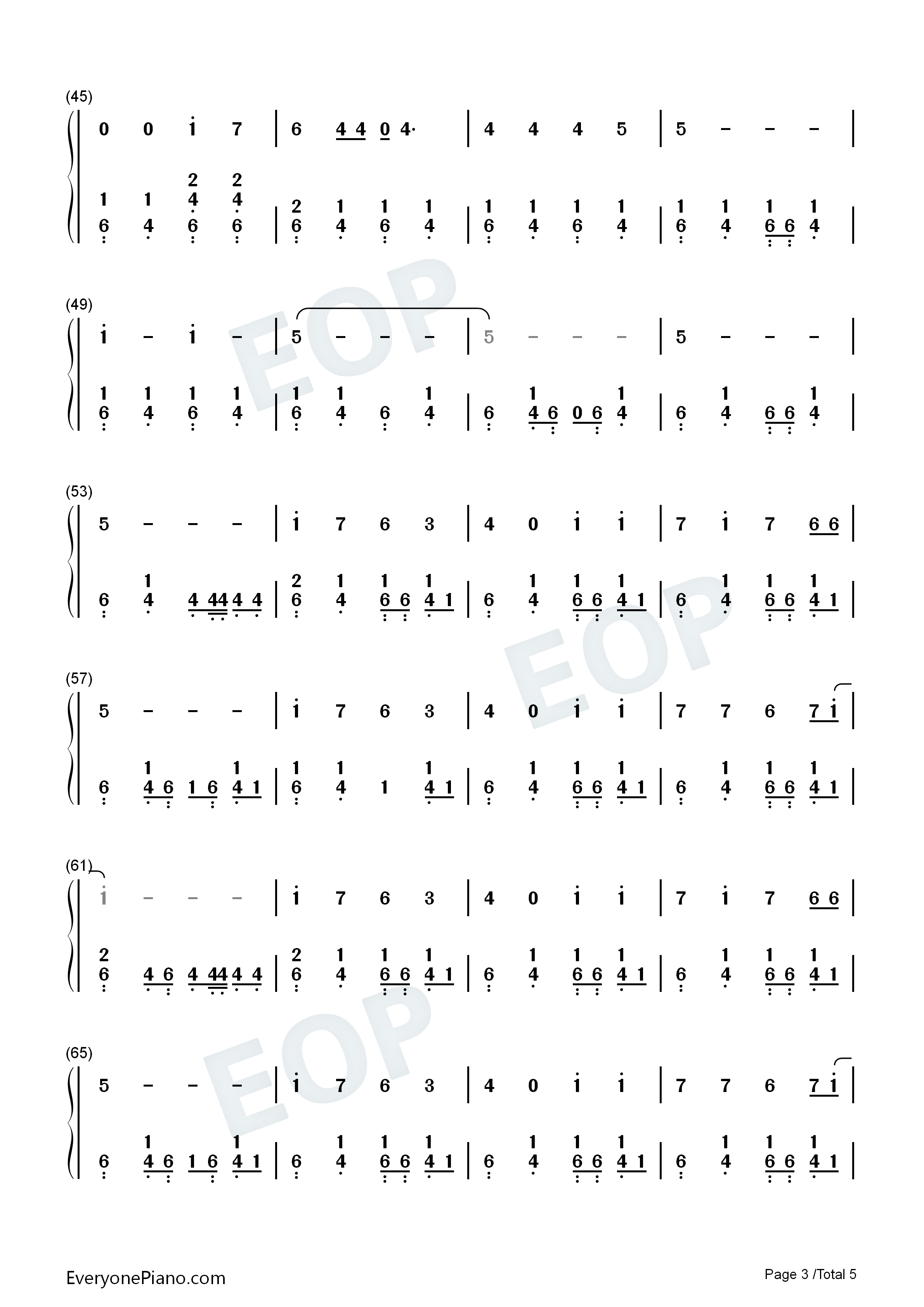 想见你（会いたかった）钢琴简谱_AKB48演唱