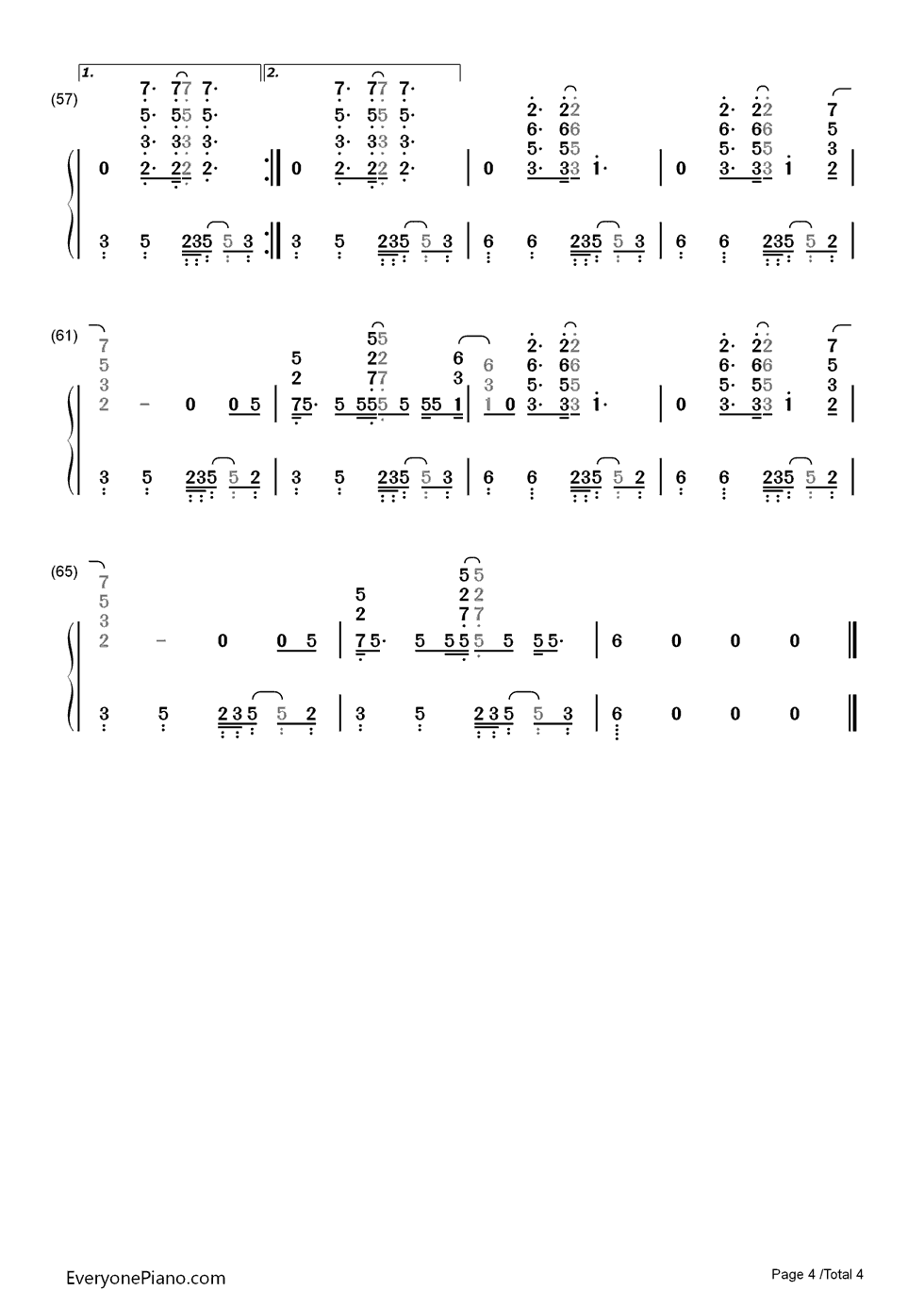 Major_Minus钢琴简谱_Coldplay演唱