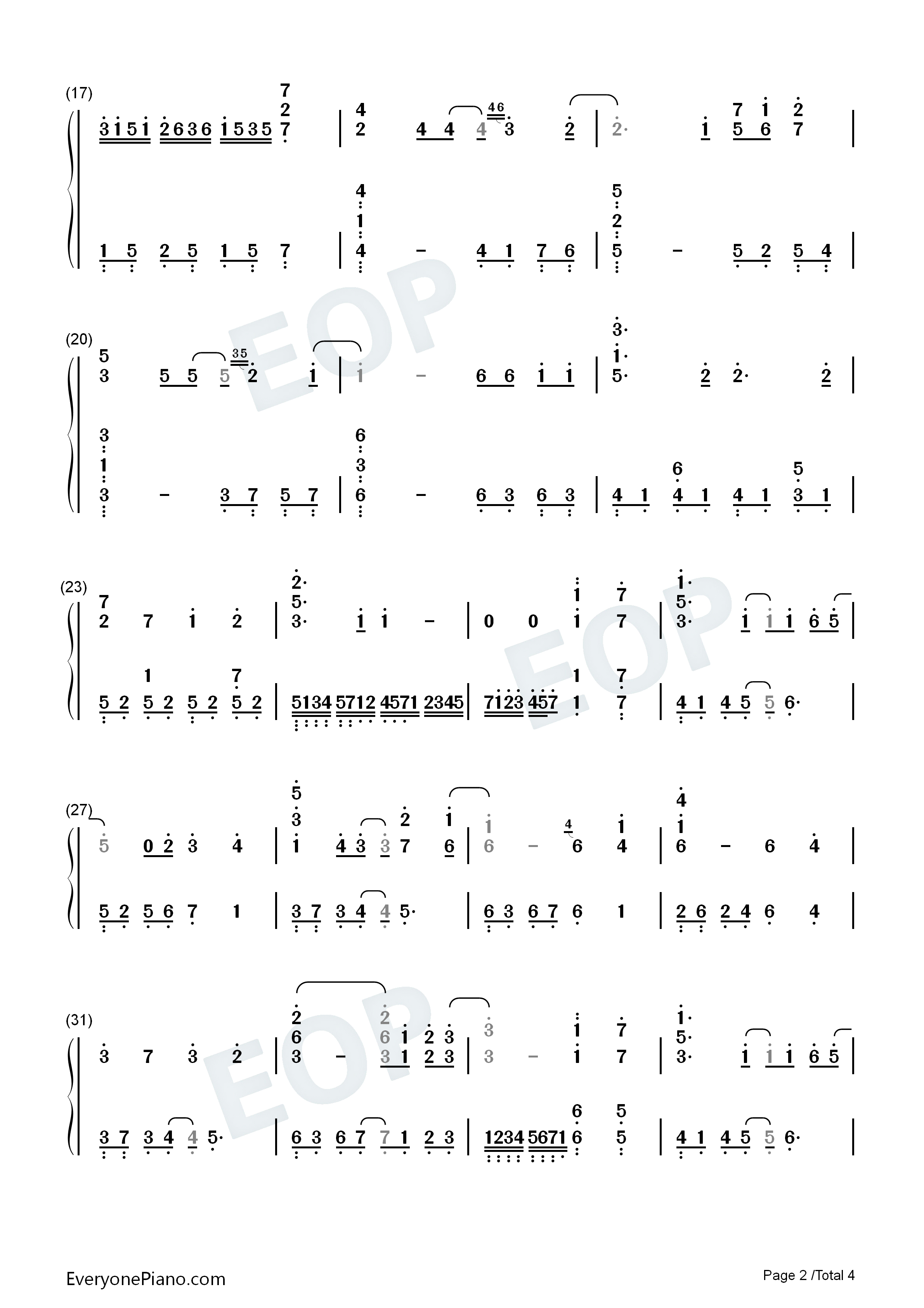 君色シグナル钢琴简谱_春奈露娜演唱