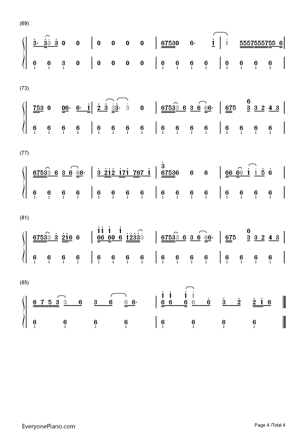 Focus钢琴简谱_Ariana_Grande演唱