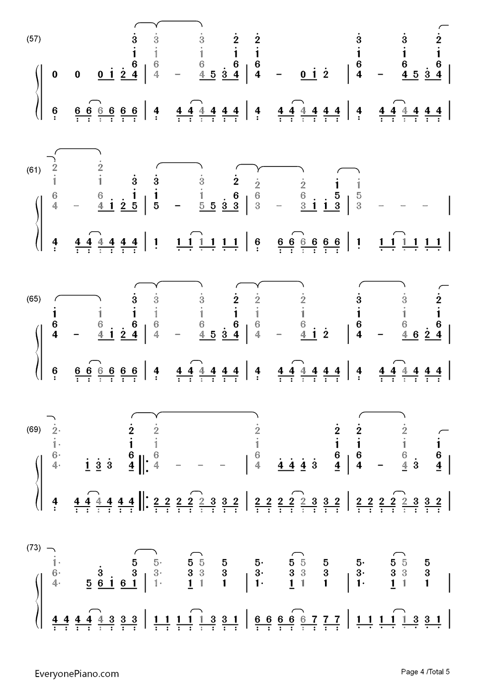 Up_with_the_Birds钢琴简谱_Coldplay演唱