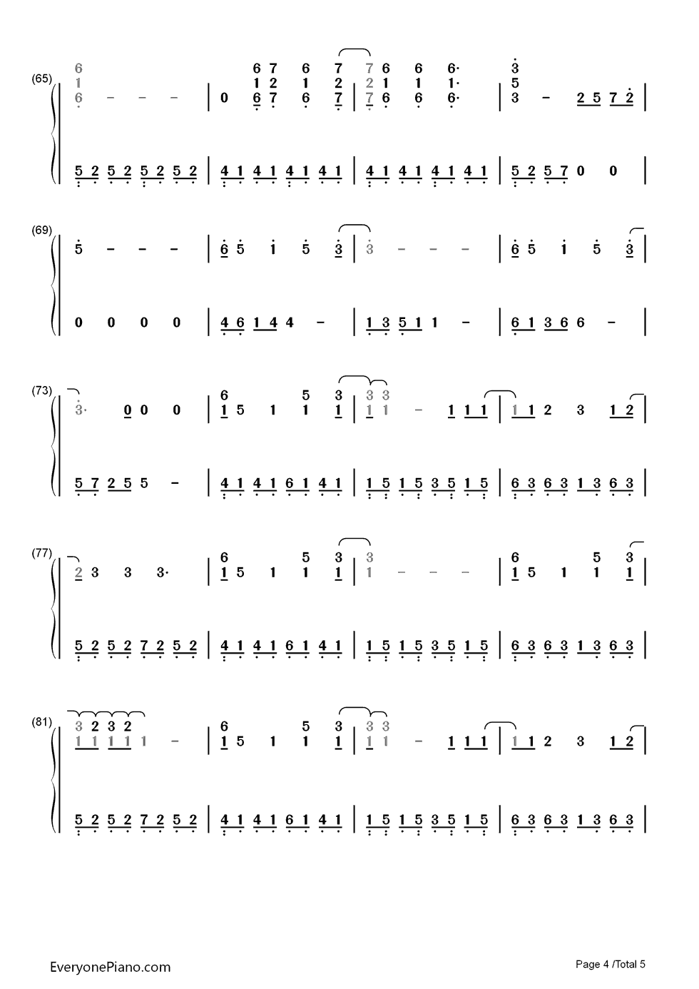Lions!钢琴简谱_Lights演唱