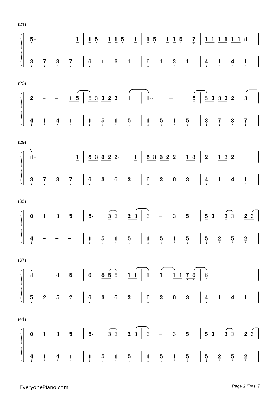 Your_Type钢琴简谱_Carly_Rae_Jepsen演唱